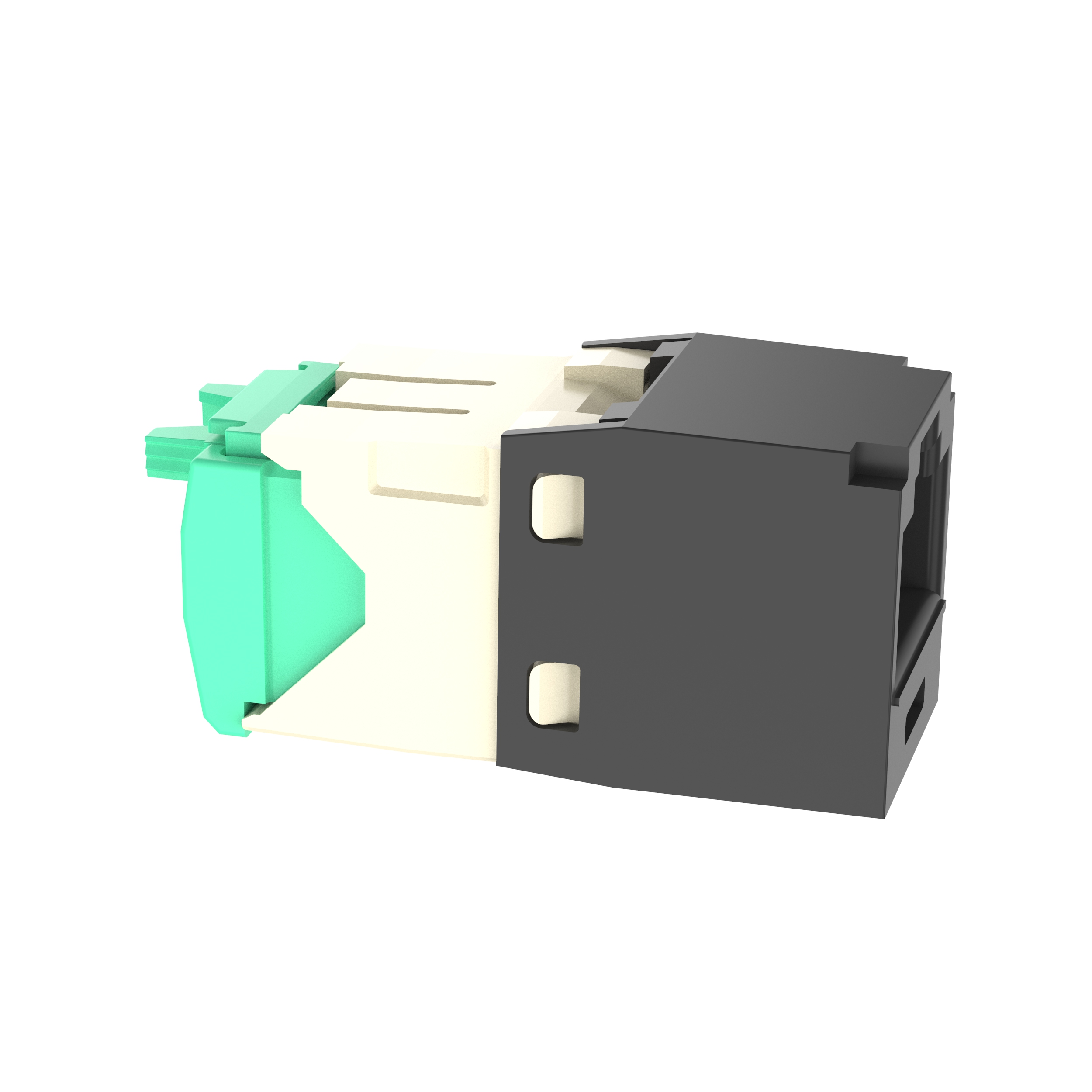 Mini-Com® UTP RJ45 Cat 6 TG Jak Modülü, Siyah