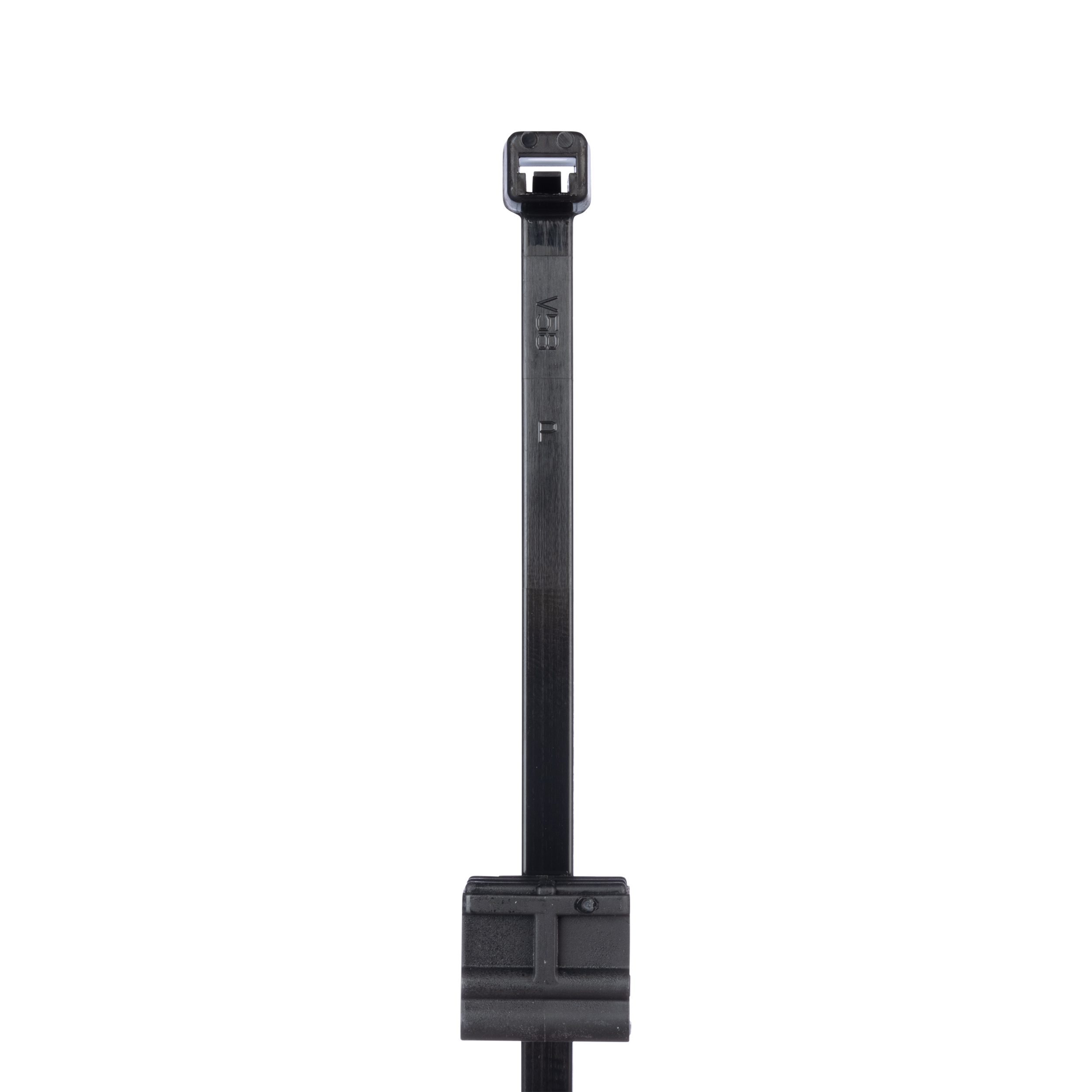 Kenar Klipsi/Kablo Bağı (yan), Siyah, Yüksek Isı/UV PA6.6, 3-6mm, 0°, 500'lü Paket