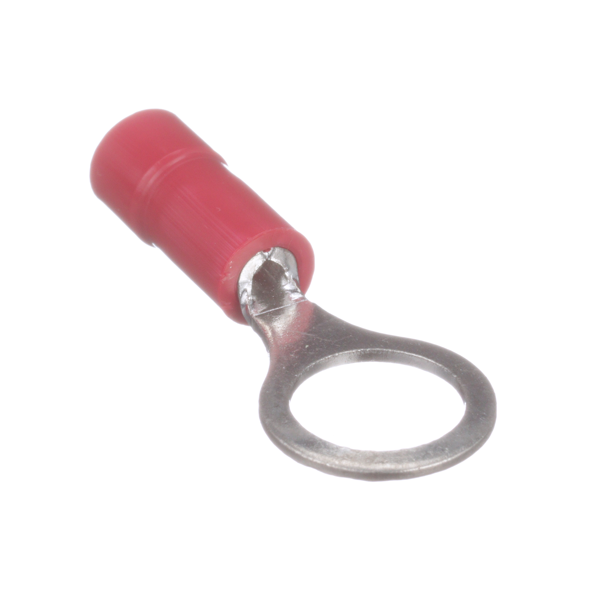 Halka Terminal, Kırmızı, Vinil, 5/16" Somun, 0.5-1.5mm² Kablo, 1000'li Paket