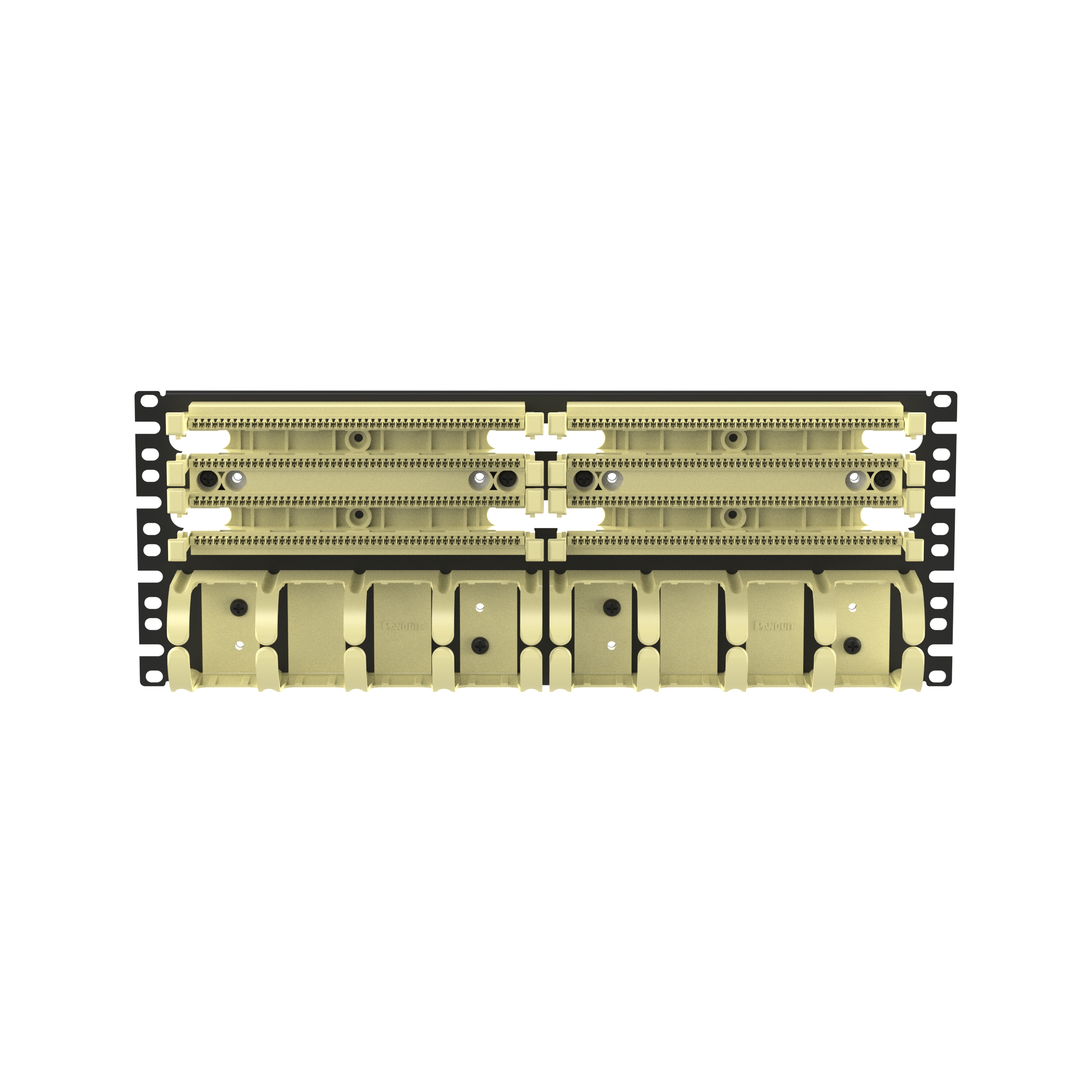 110 Punchdown Kit - Bases, 5 Pair Conn Blocks, Jumper Troughs
