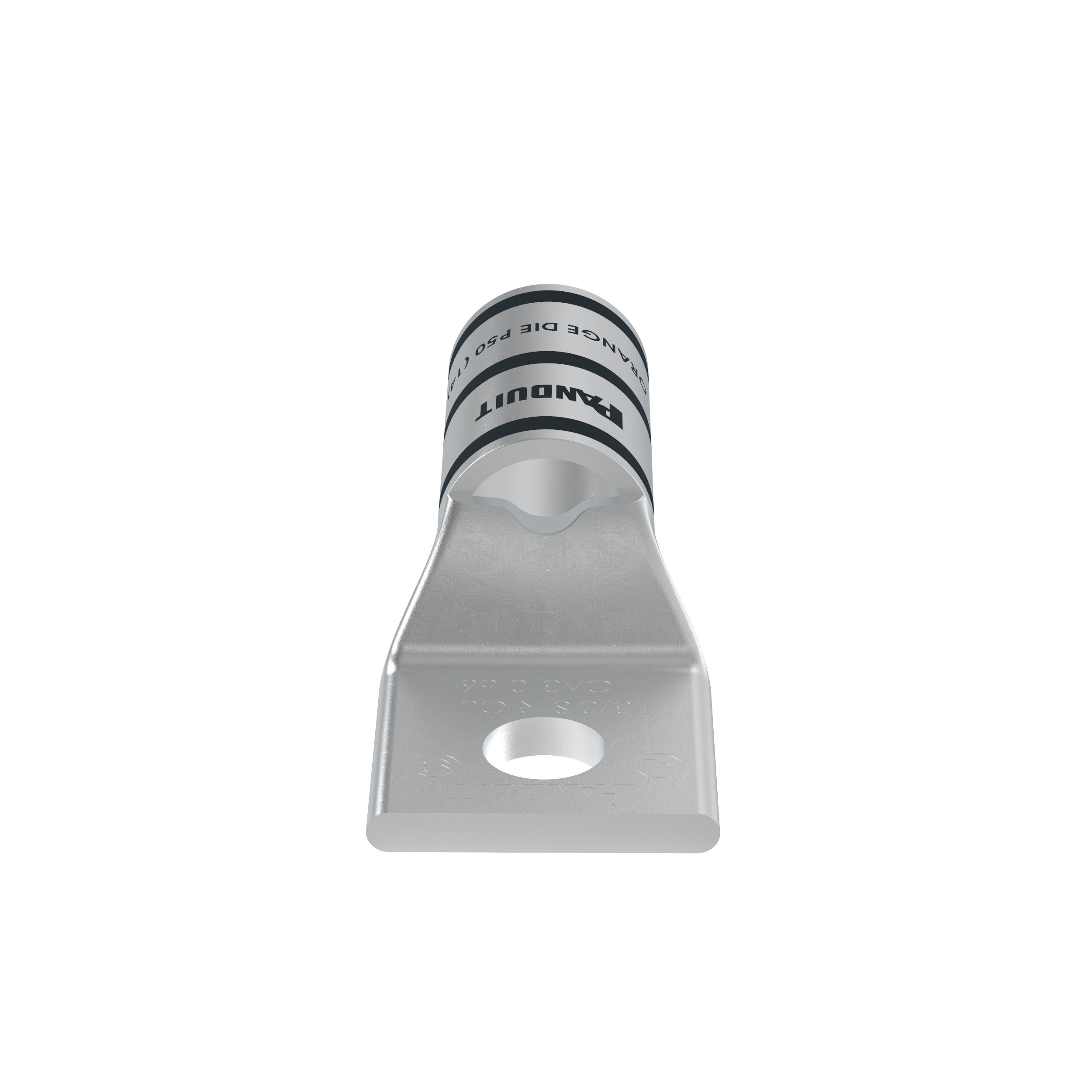 Bağlantı Muhafaza, 3/0, Kalay Kaplı Bakır, Düz, Tek 7.9mm Somun, PK10