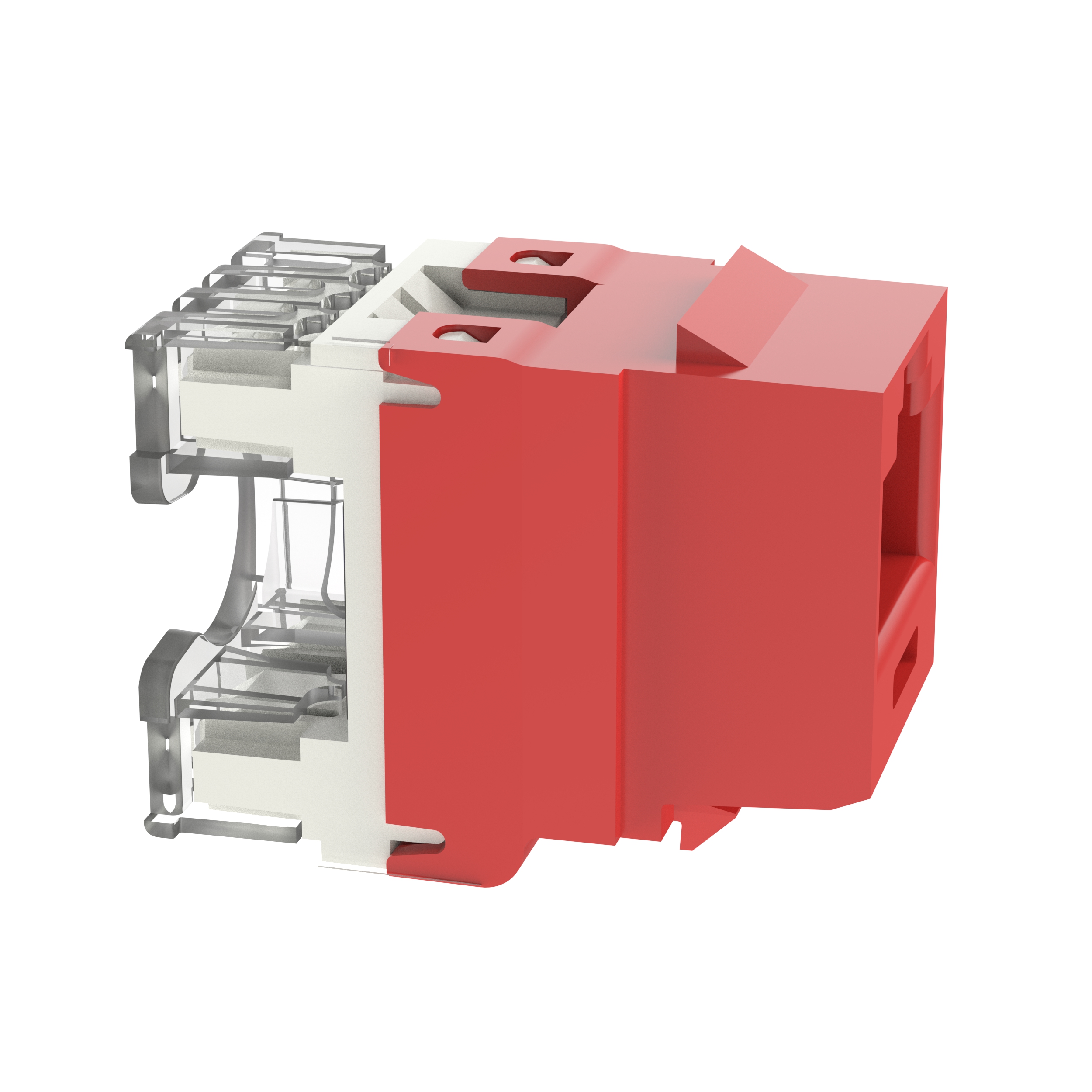 Keystone Cat 6 Çıkış Jakı, Kırmızı