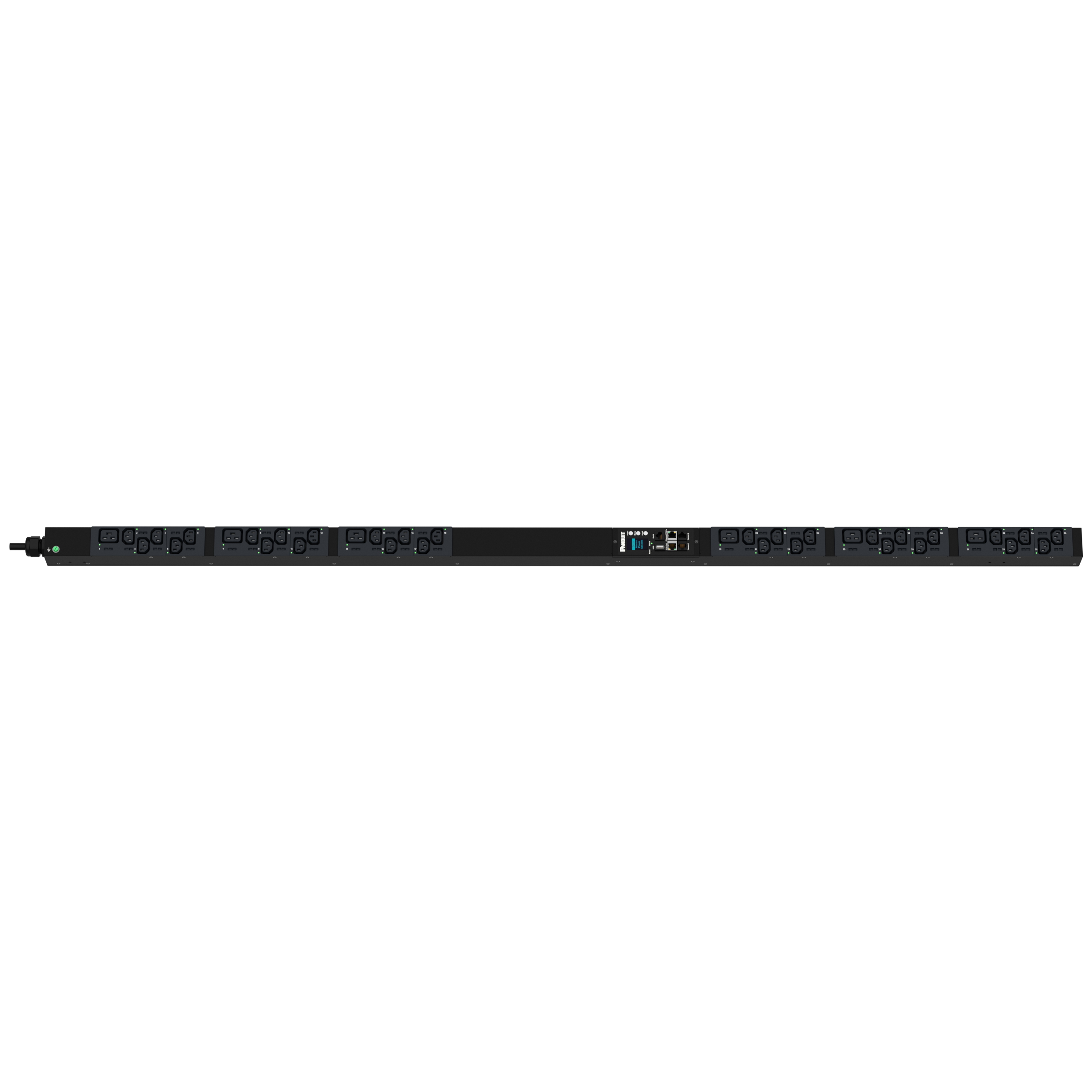 G6 MSPO PDU, 16AMP, (30)C13, (6)C19, IEC 60309 3P+N+E 6h