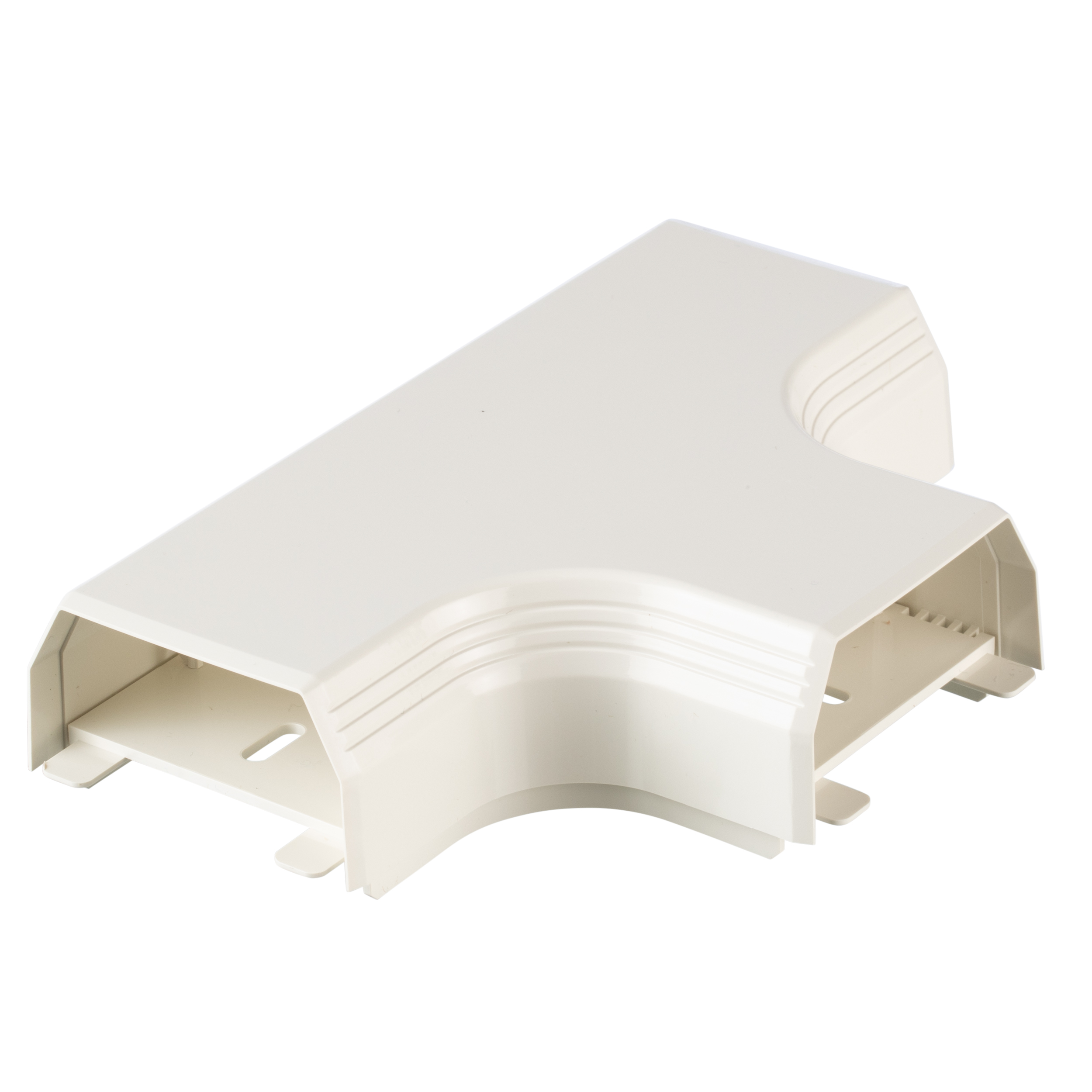 Surface Raceway, T-45 Tee Fitting, White