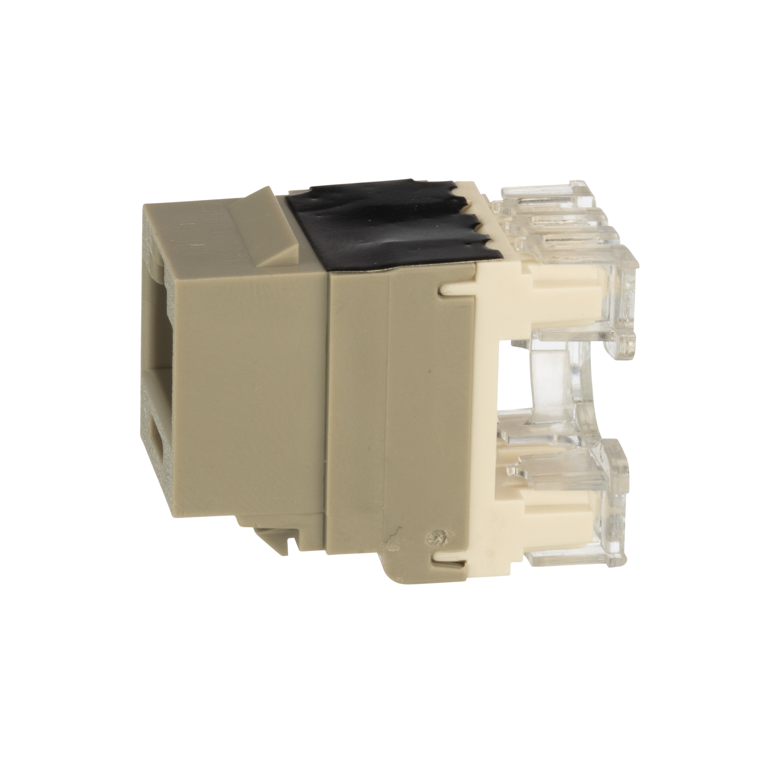 Çıplak UTP RJ45 Cat 6A Keystone Puntdown Jack Modülü, IG