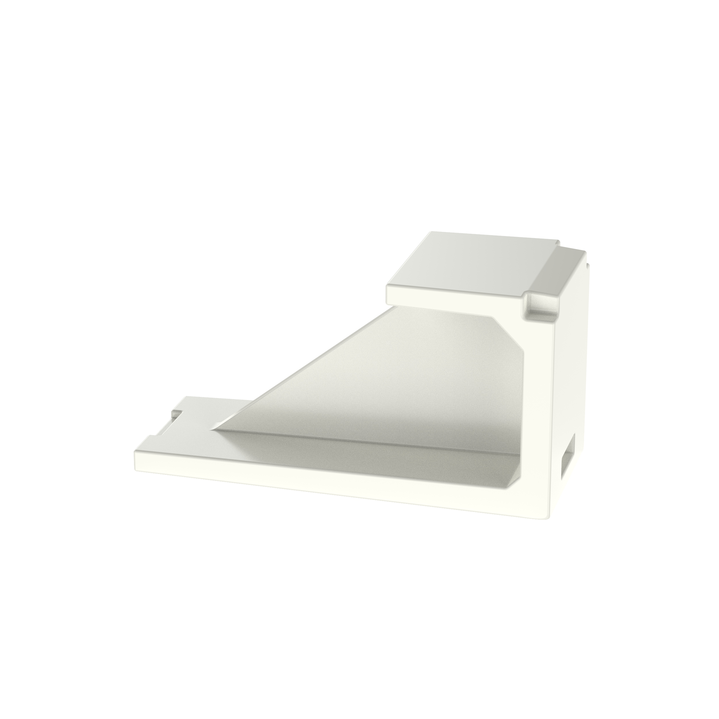 Mini-Com® Boş Modül, 1 Port, Krem Beyazı