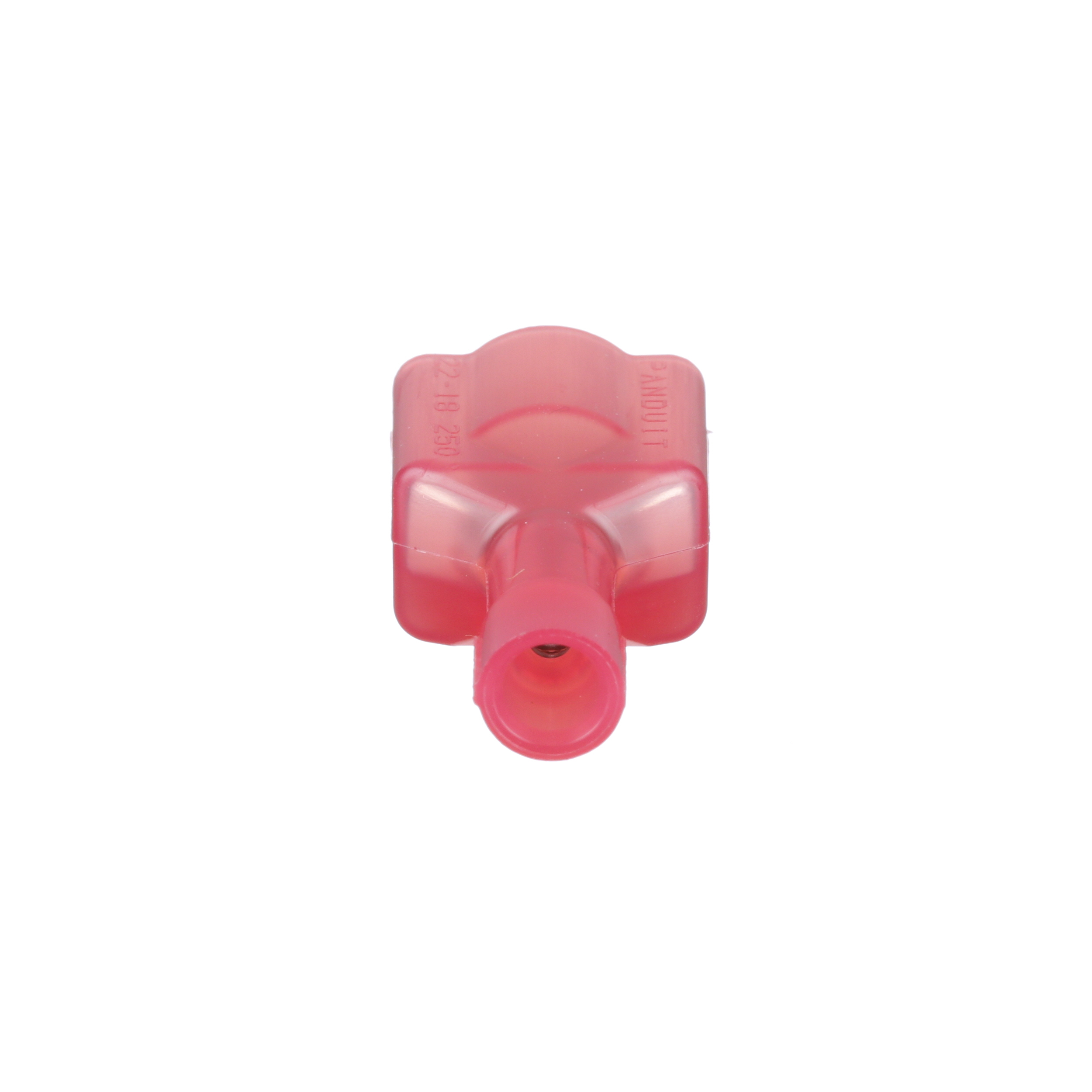 Kesici Terminal, Kırmızı, Naylon, 6.3 mm Sekme, PK500