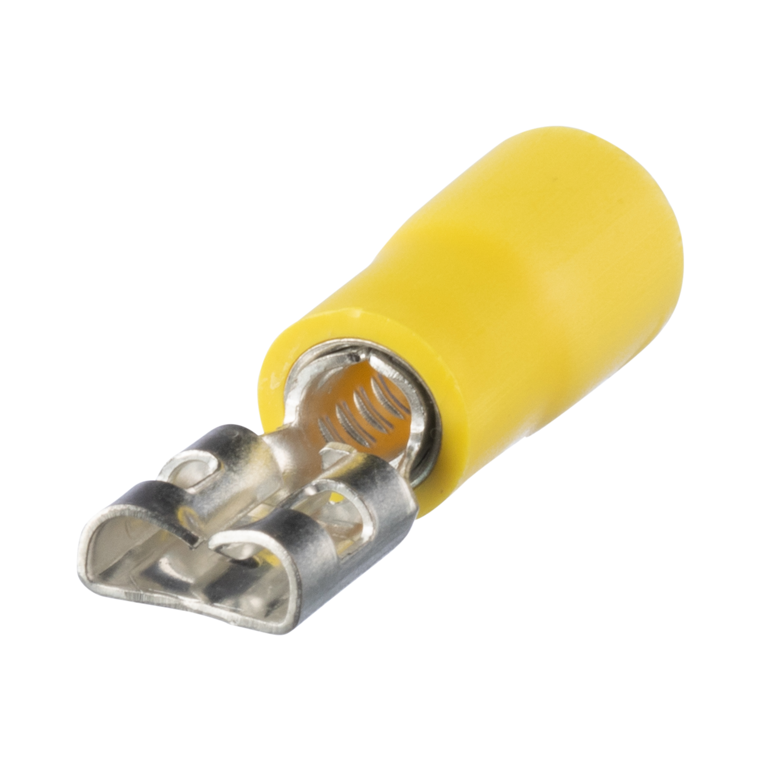 Kesici Terminal, Sarı, Vinil 3.3x26.2x7.6mm, 6- 4mm², 25'li Paket