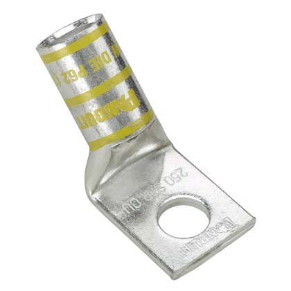 Pan-Lug™ Bakır 1 Delikli 45° Dil Dili Sıkıştırma Lug