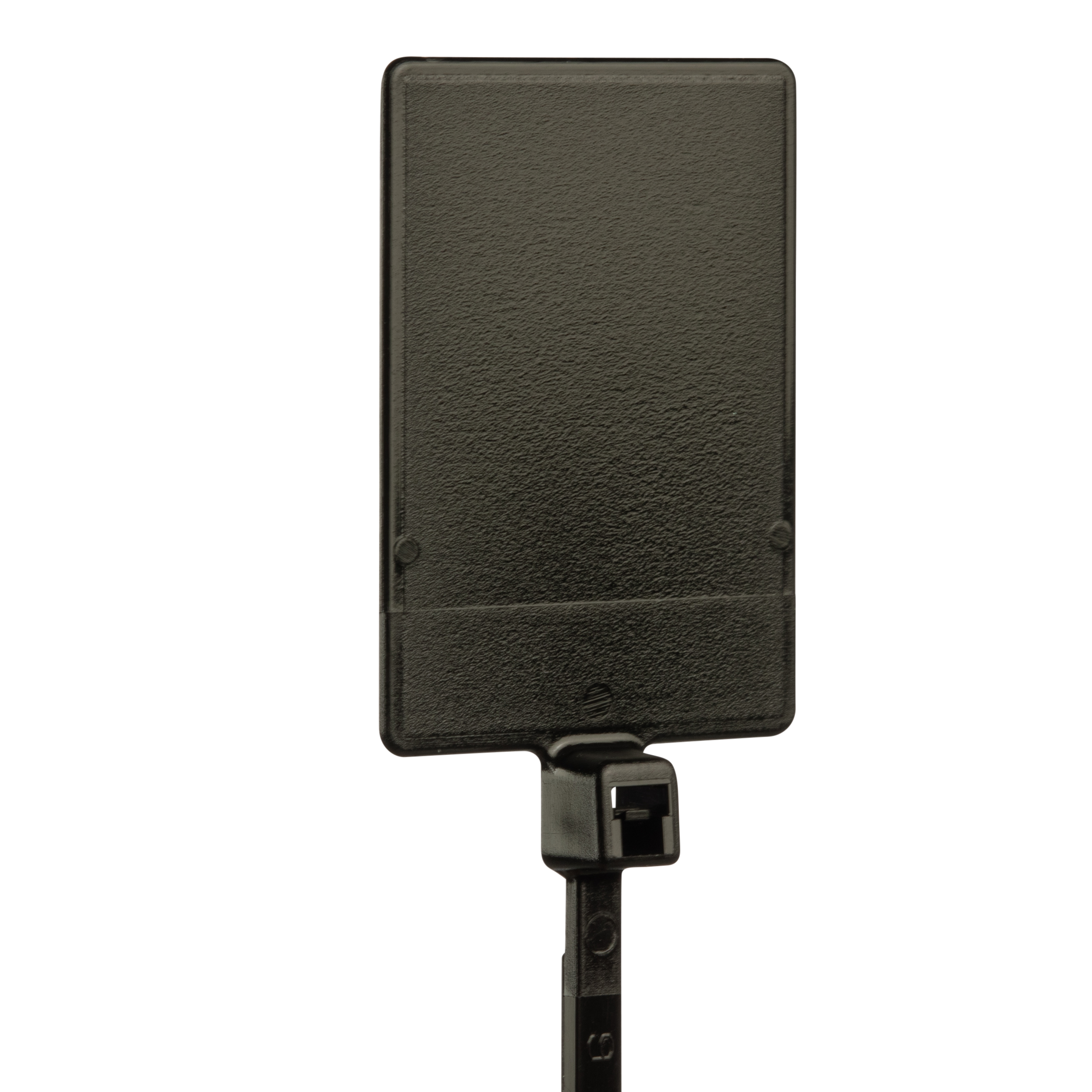 Etiketli Kablo Bağı, Bayrak 19.1x26.4, 130L, 2.5W, Hava Koşullarına Dayanıklı Naylon 6.6, Siyah, Paket 1000