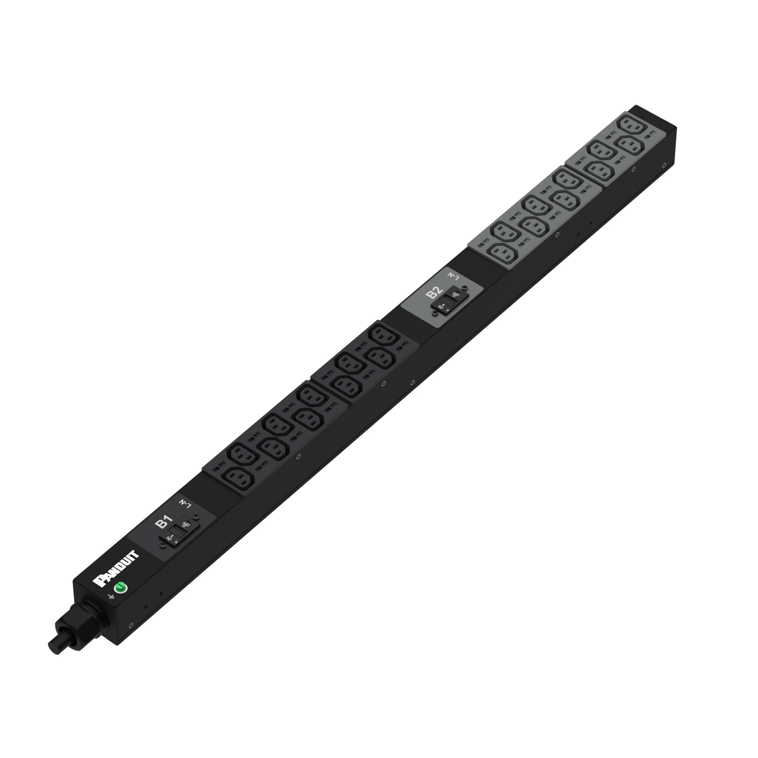 Temel Güç Dağıtım Birimi, 32AMP, 230V, (20)C13, IEC 60309 2P+E 6h 32A (IP44)