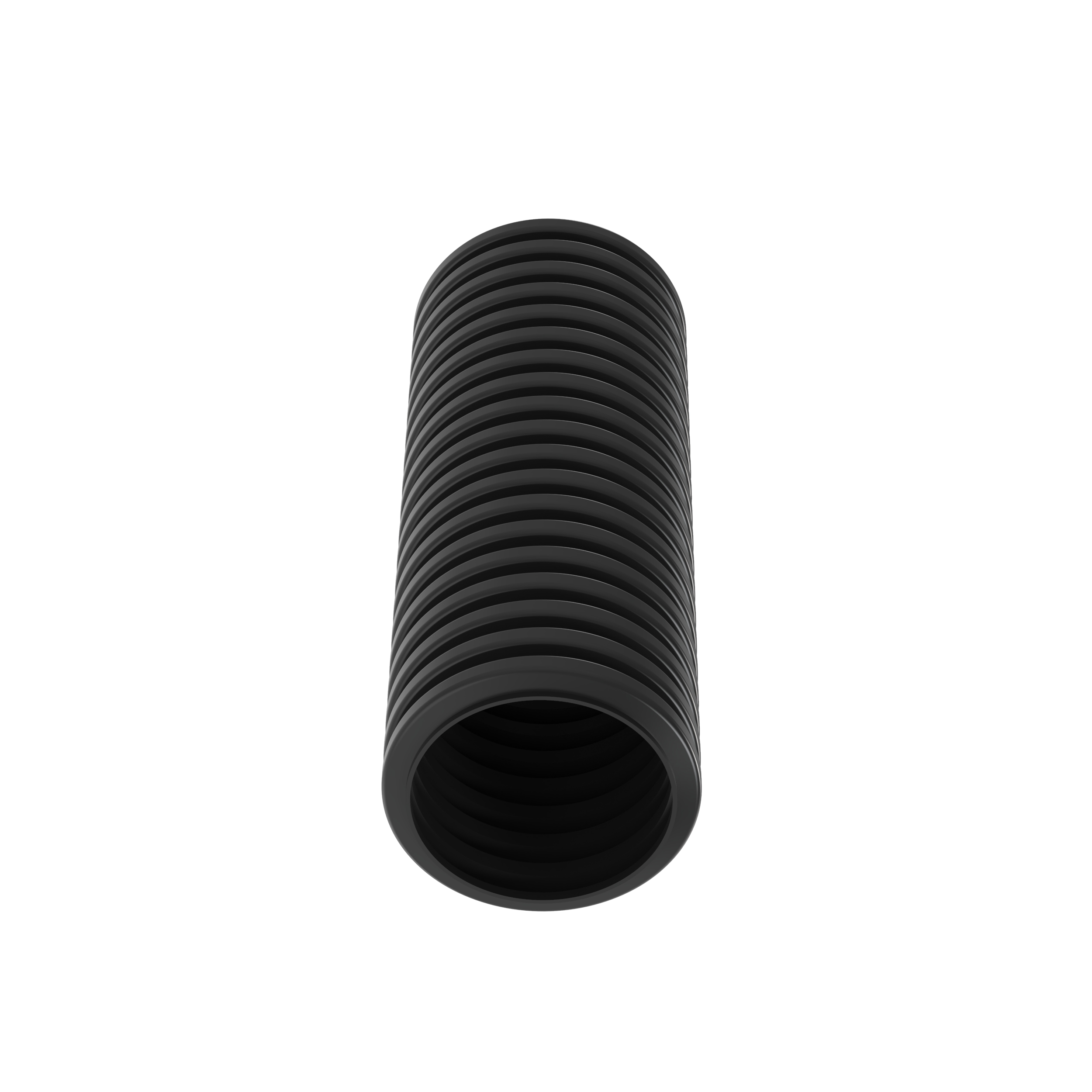 Düzeltilmiş Oluklu Hortum, 19.05mm x 2000', Siyah, 1 Paket