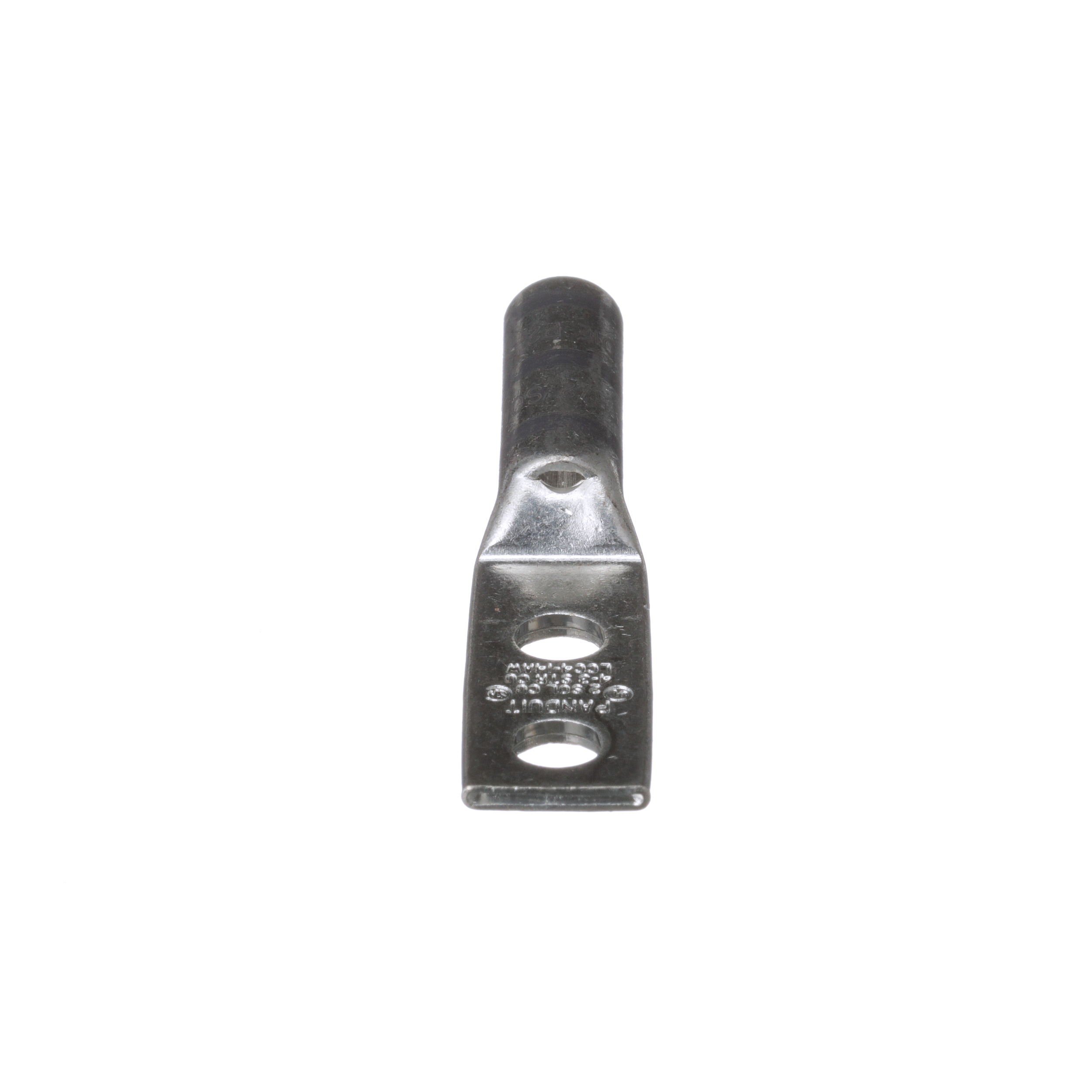 Cosse 4 AWG Cu;2 trous 1/4&Prime;;espacement 0,63&Prime;;fût long;fenêtre inspection;Cdt.50