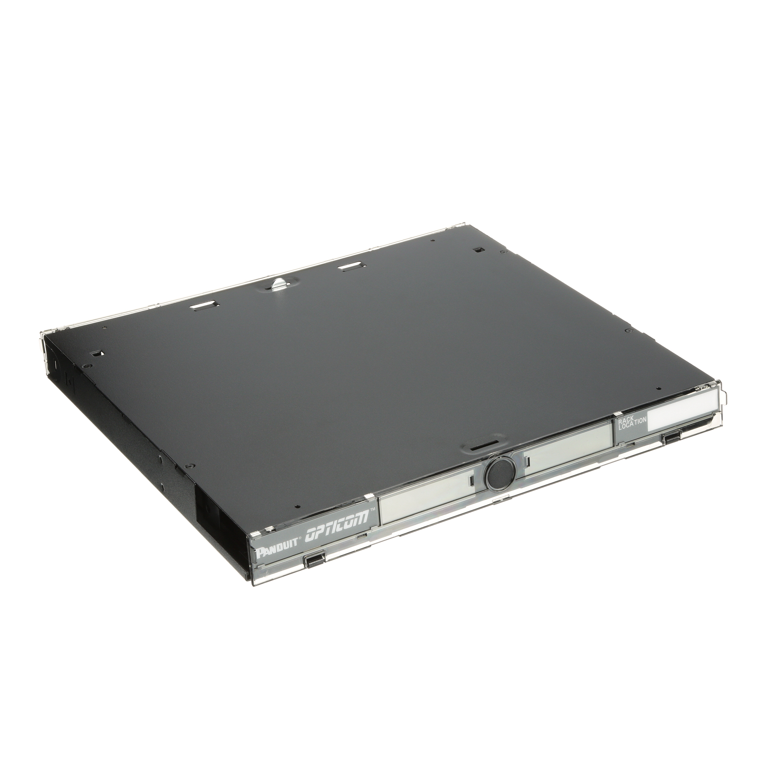 Opticom® Raf Montaj Kutusu, Siyah, 1 RU, 3 FAP/Kaset Yuvası
