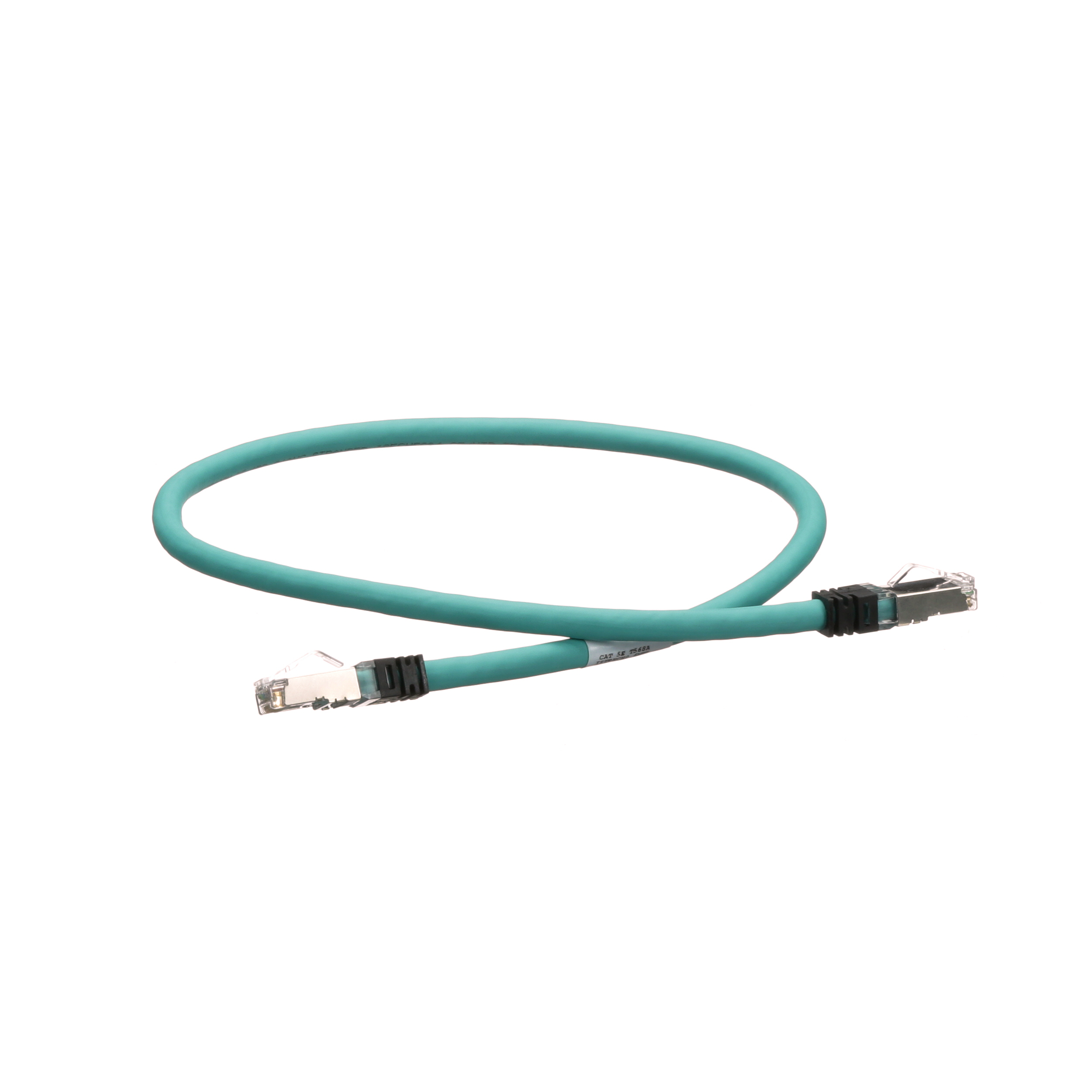 Industrial Cat 5e Shielded 600 V Patch Cord, 0.6m