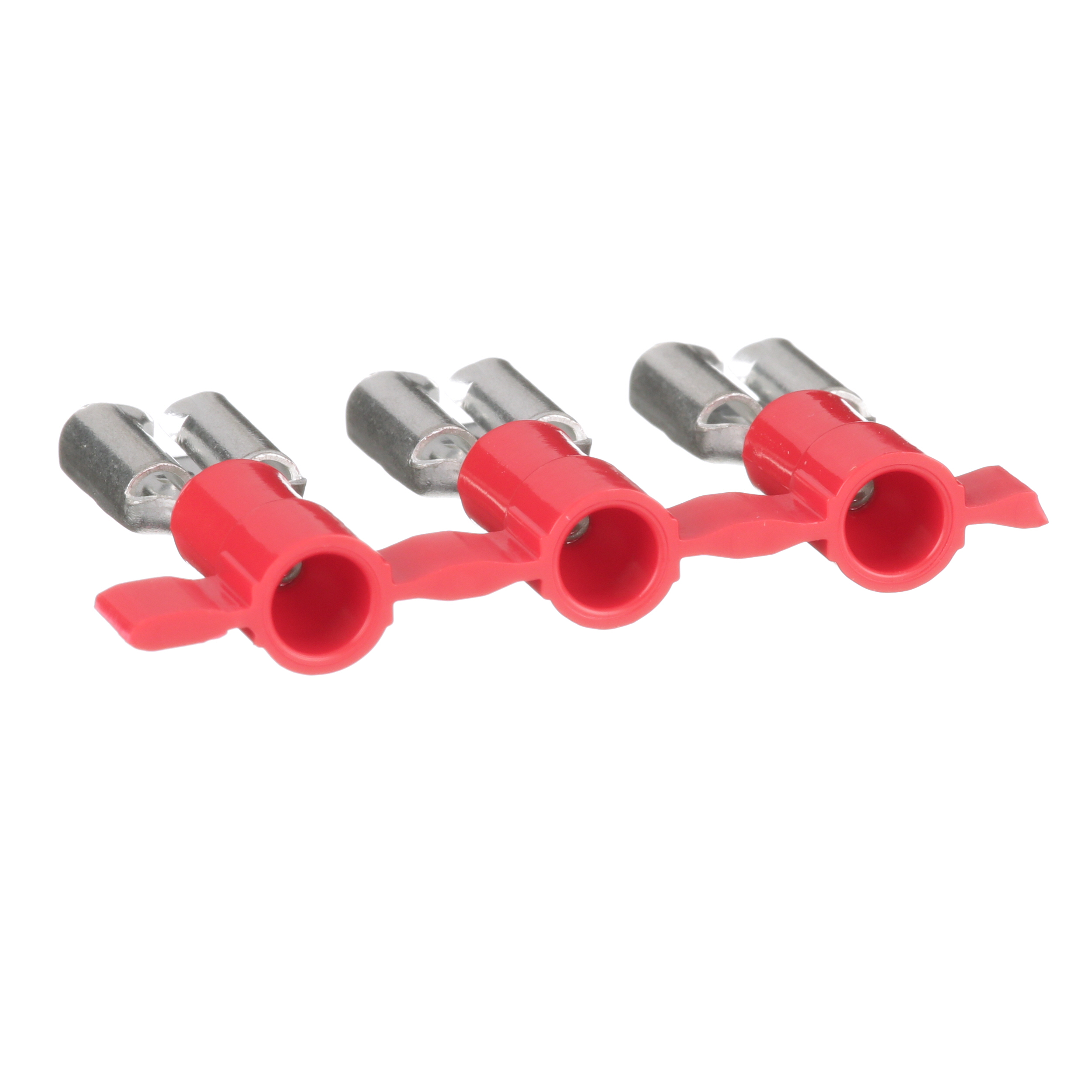 Kesici Terminal, Kırmızı, Vinil, 0.5-1mm² Kablo, 6.3 x 0.8 mm Levha, 3000'li Paket