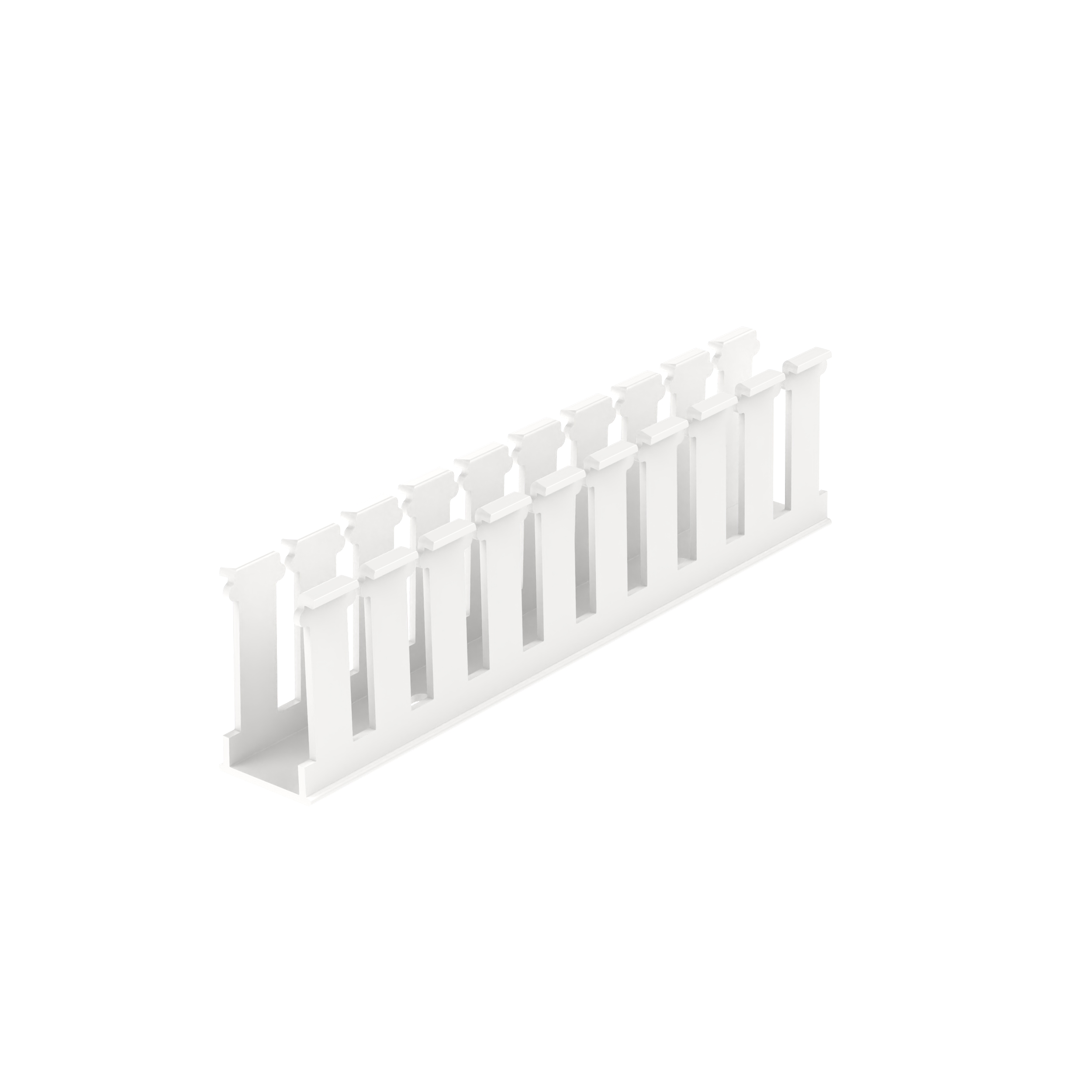 Geniş Yuvalı Kablo Kanalı, Beyaz, Halojen İçermeyen PPO, 29x52.3mm, 6'lı Paket