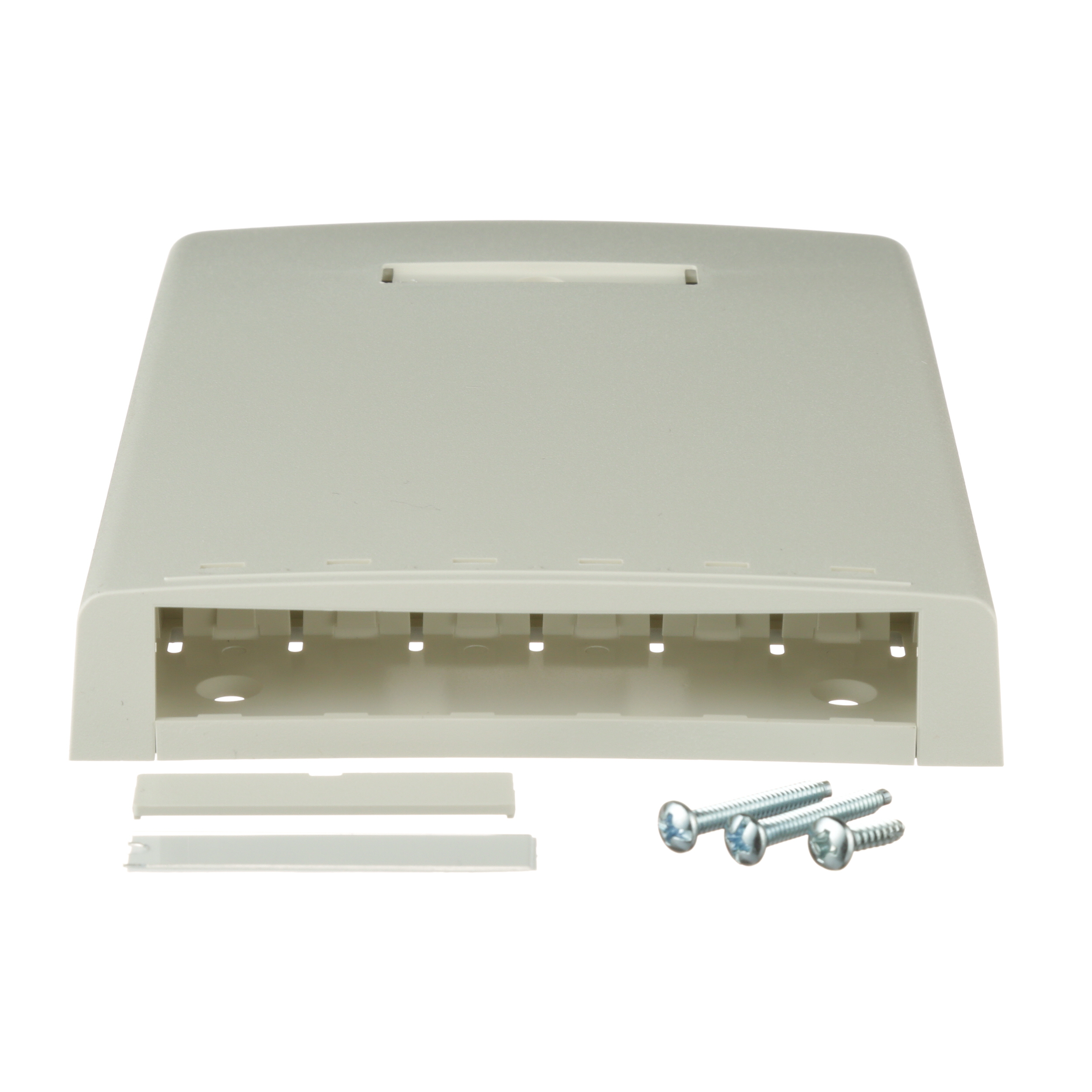 Mini-Com® Surface Mount Box, 6 Port, Off White