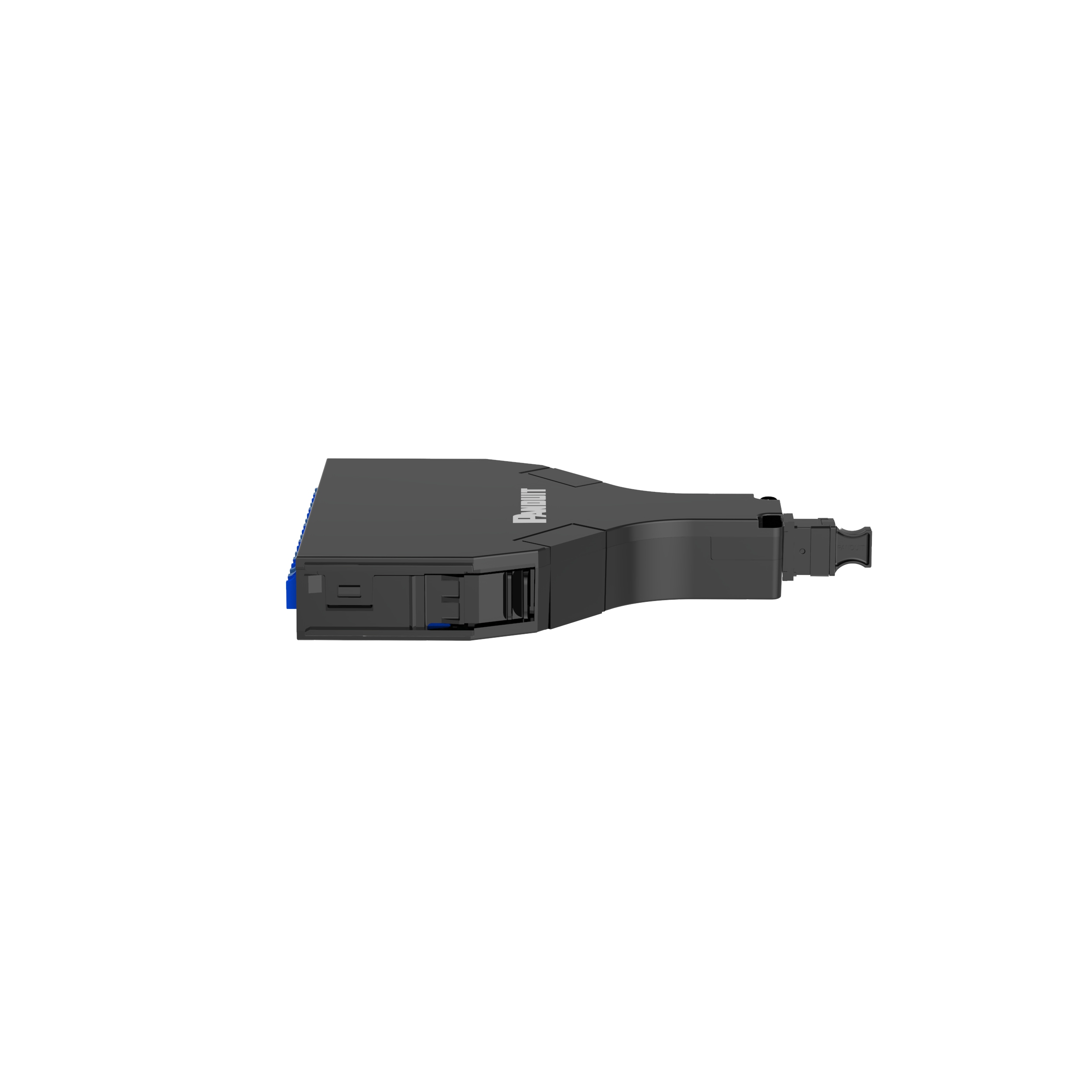 QuickNet™ SFQ MPO-LC Kaset, OS2, 12 Fiber, Evrensel