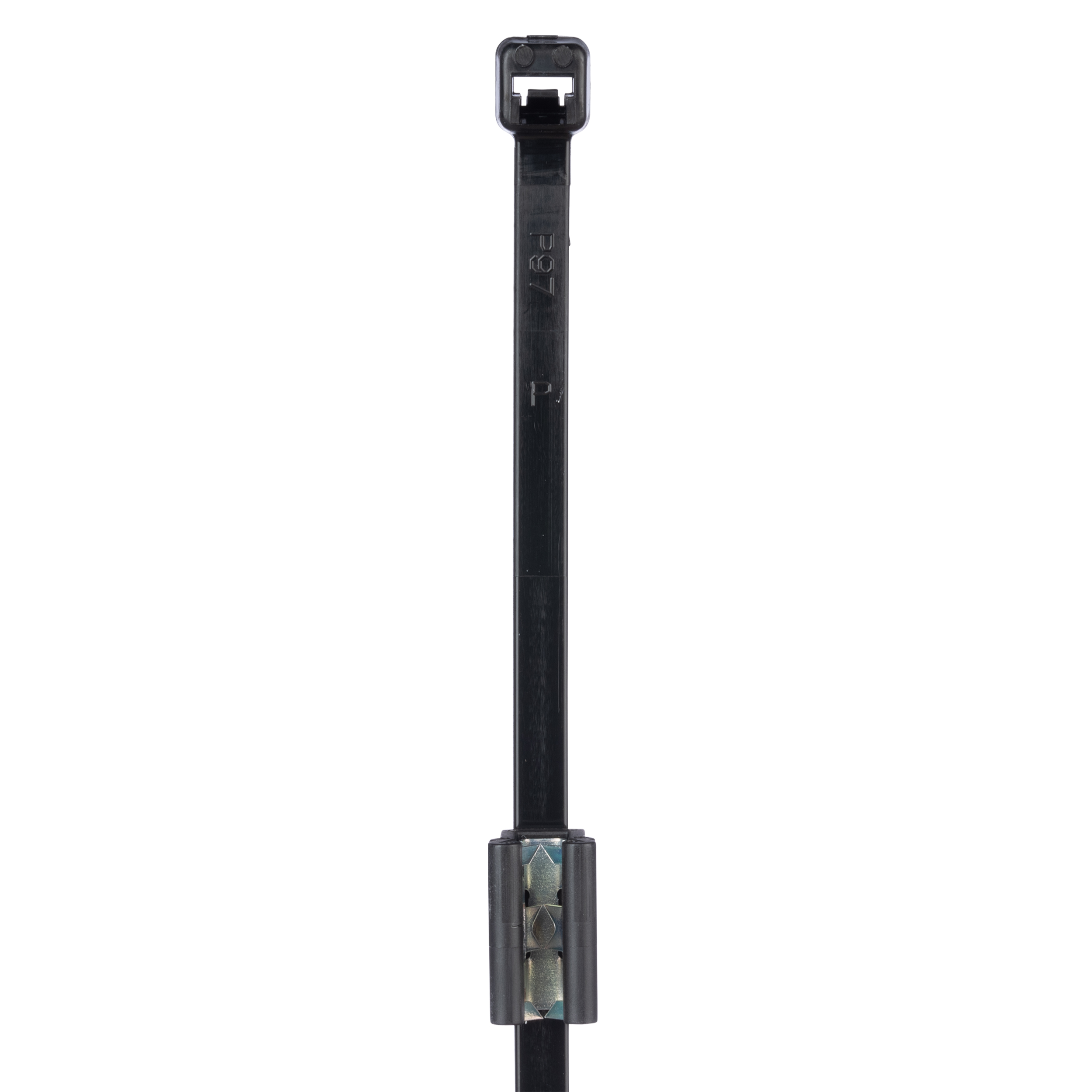 Kenar Klipsi/Kablo Bağı (Üst), Siyah, Yüksek Isı/UV PA6.6, 0.7-3mm, 90°, 500'lü Paket