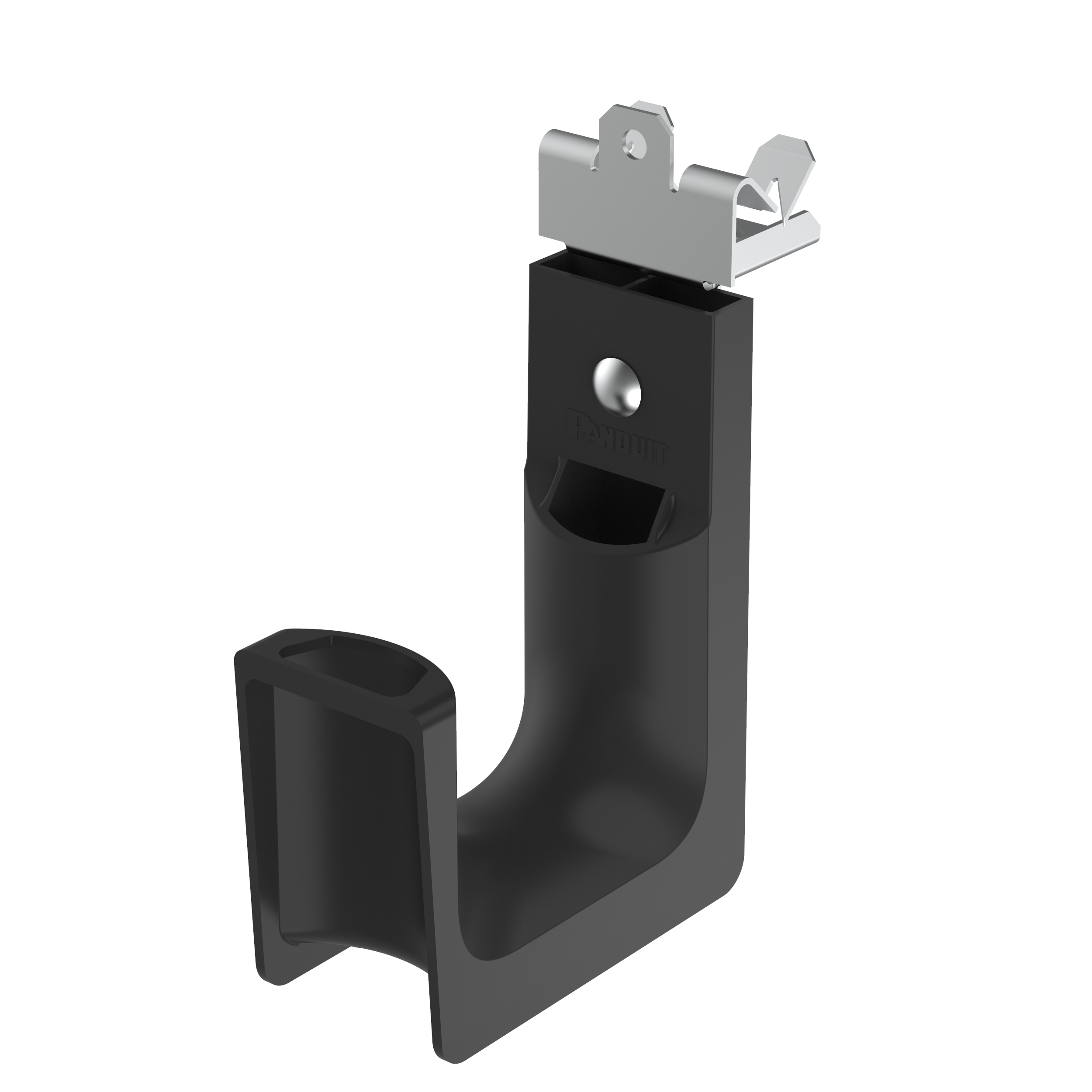 J-Kanca, Dönen, 12.7mm, Siyah, PA 6.6/Metal, Çekiçle Takılan, 101.6mm, 10'lu Paket