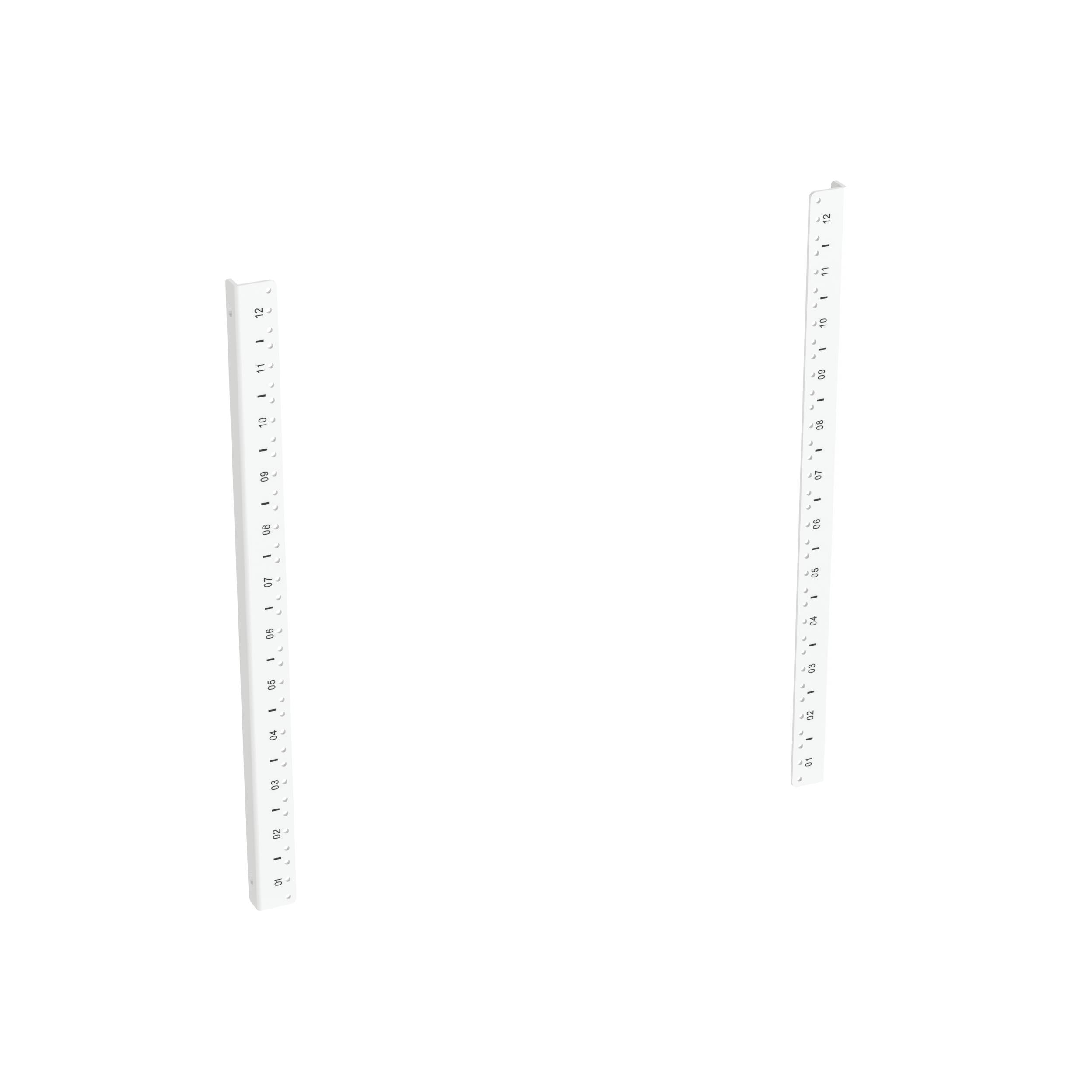 PanZone® Duvar Montaj Kabini Arka Ray Seti, 26,8 inç derinliğe kadar ağ ekipmanları için ek destek sağlayarak daha geniş bir uygulama yelpazesi için esneklik sunar. 12 RU, 2 Ray, Beyaz