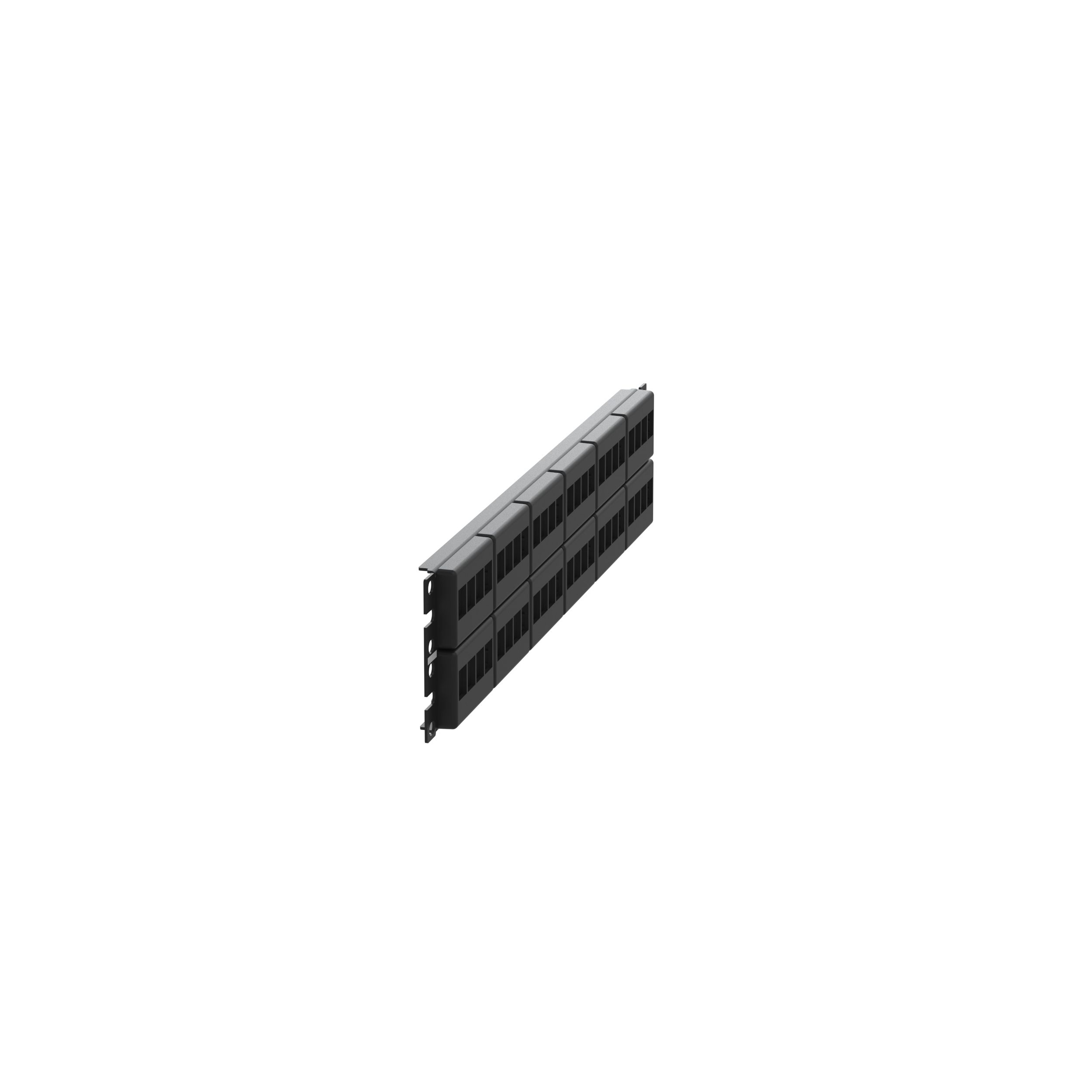 NetKey® Yama Paneli, 48 Port, 2 RU, BL