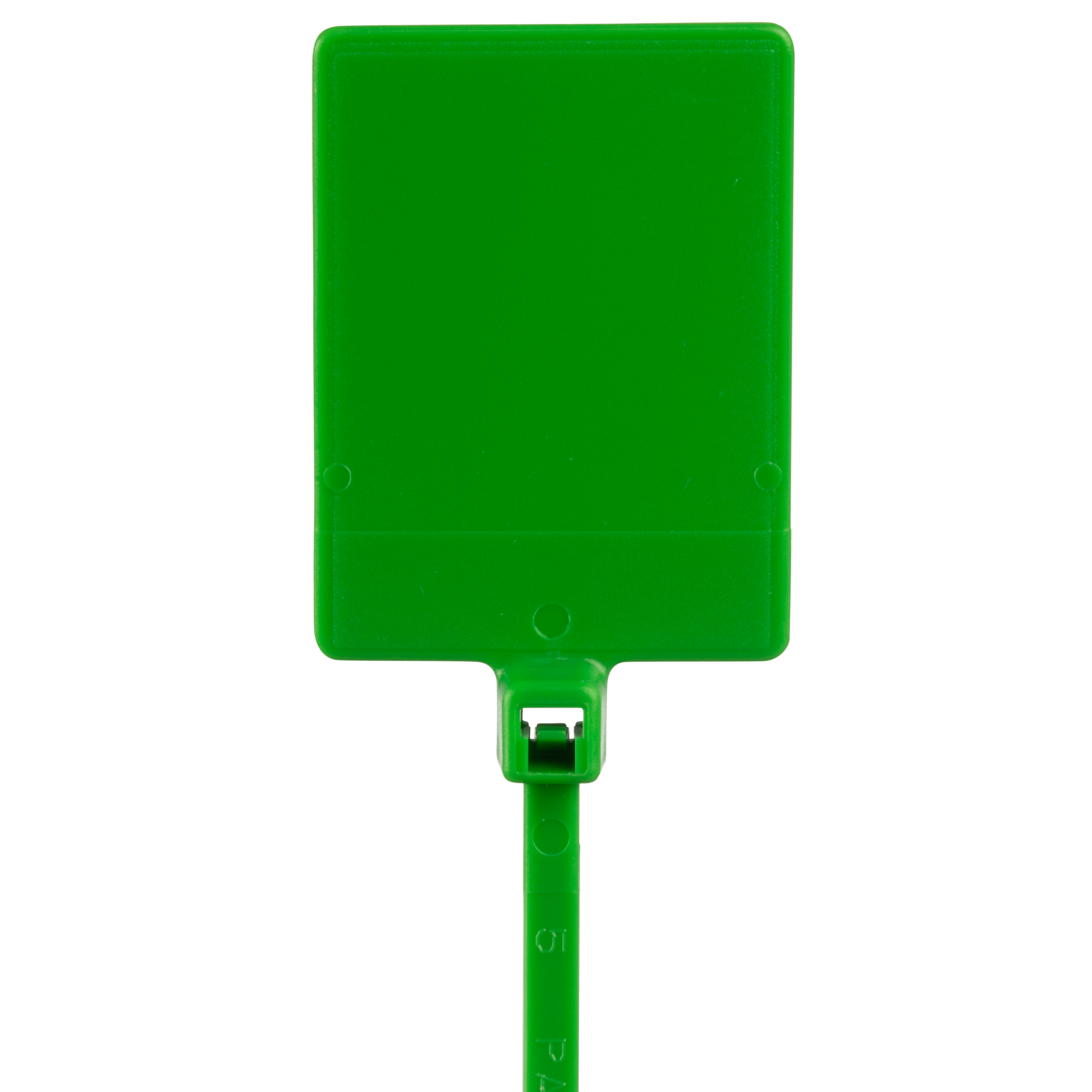 Collier PLT Drapeau 19,1X26,4mm 130X2,5mm PA 6.6 Vert Cdt:1000 (sachet)