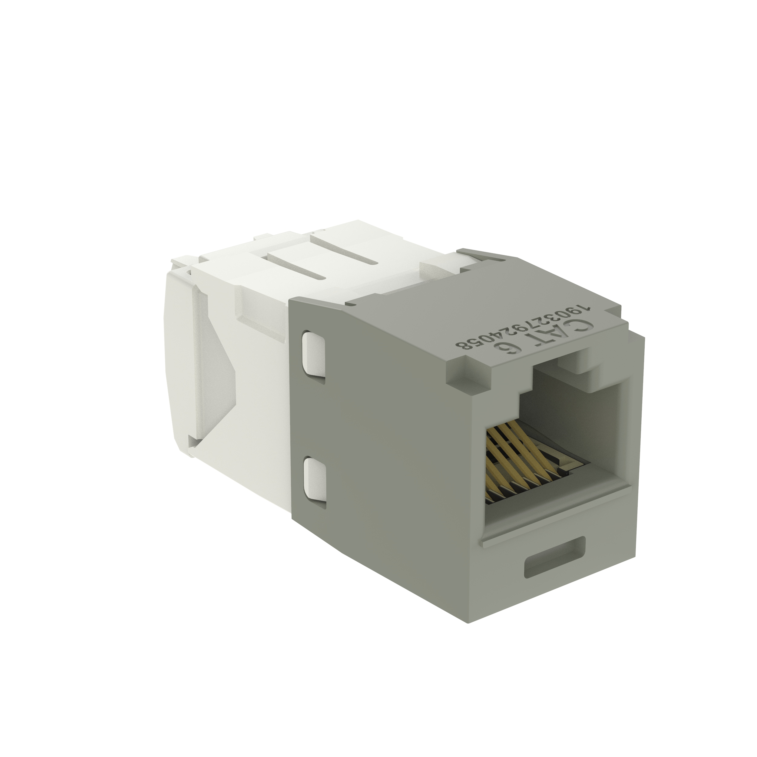 Mini-Com® UTP RJ45 Cat 6 TG Jack Module, IG