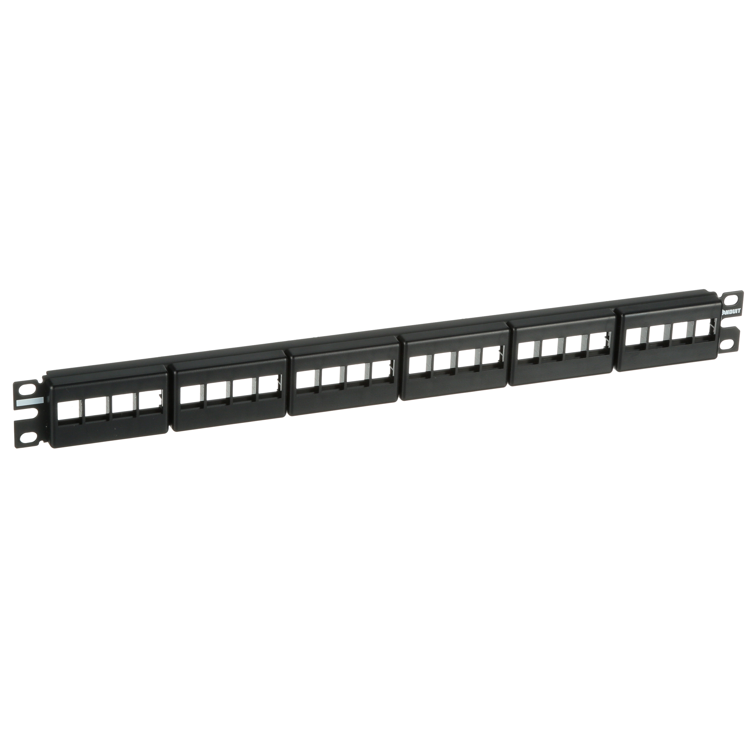 NetKey® Yama Paneli, 24 Port, 1 RU, BL