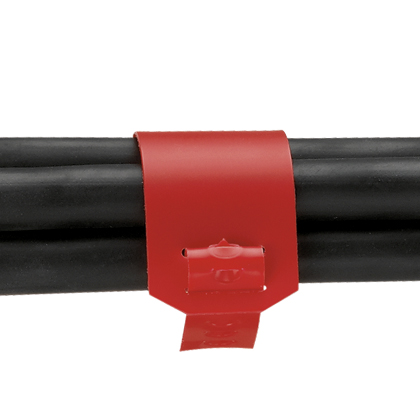 Yazılabilir Kablo Bağı, Kırmızı, Polietilen, 387x19.1mm, 50'li Paket