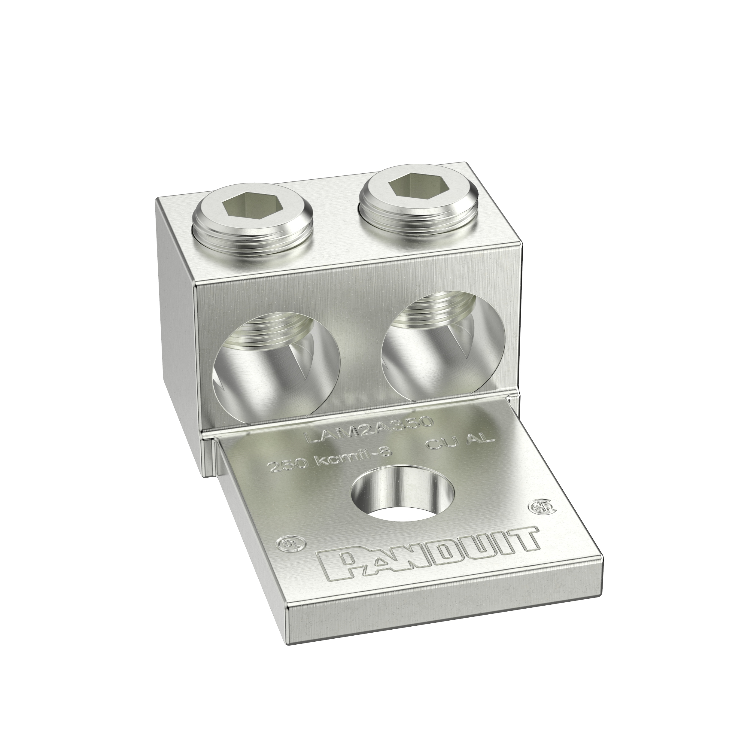 Cosse alu 1 trou 6AWG-350kcmil