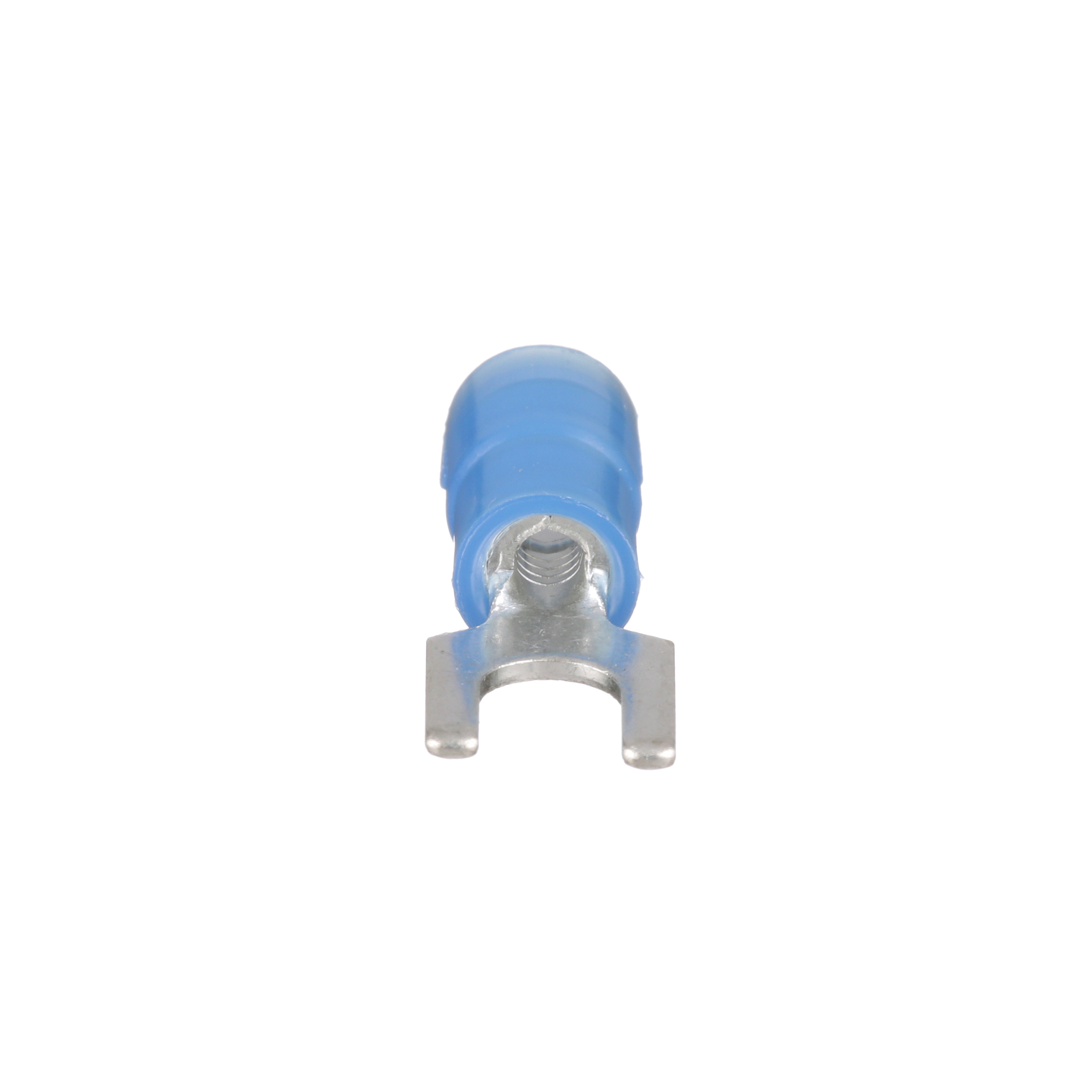 Çatal Terminal, huni girişi, naylon yalıtımlı, 16 - 14 AWG, #8 somun boyutu, 100'lü paket