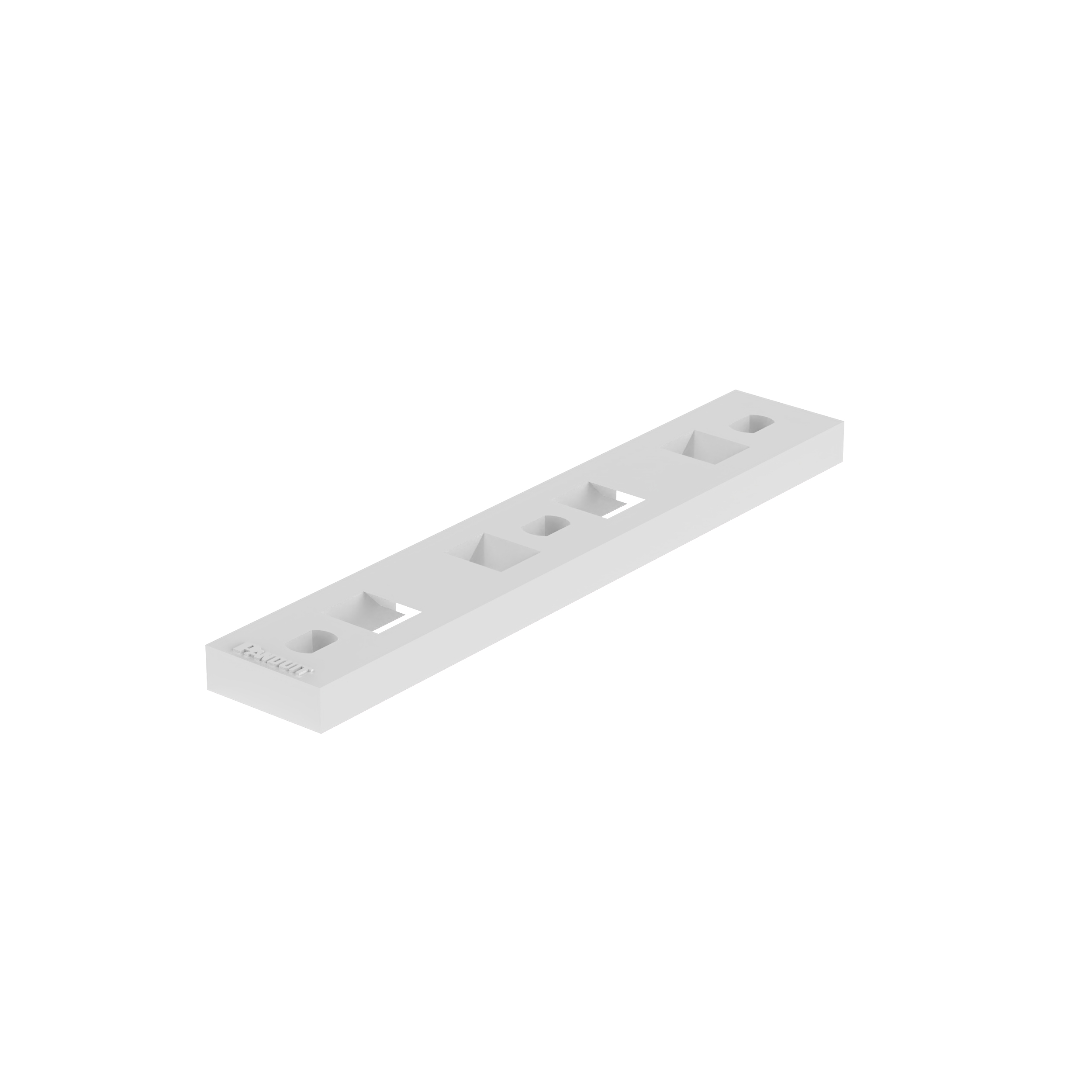 Bağ Plakası, Doğal, PA 6.6, 91.2x50.3mm, M3 Vida, 100'lü Paket