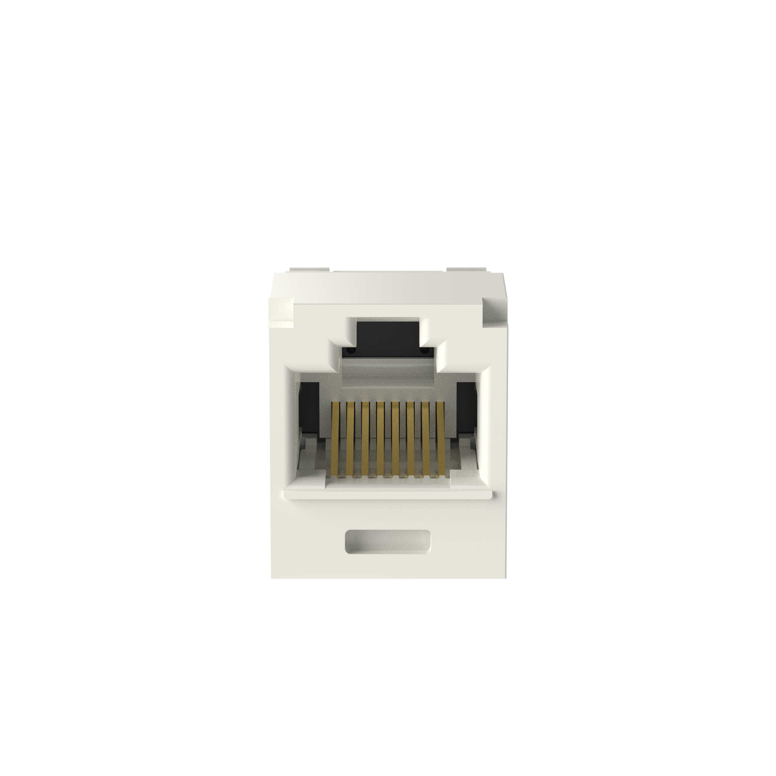Mini-Com® UTP RJ45 Cat 6 TG Jack Modülü Korozyon Dayanımlı, Krem Beyazı