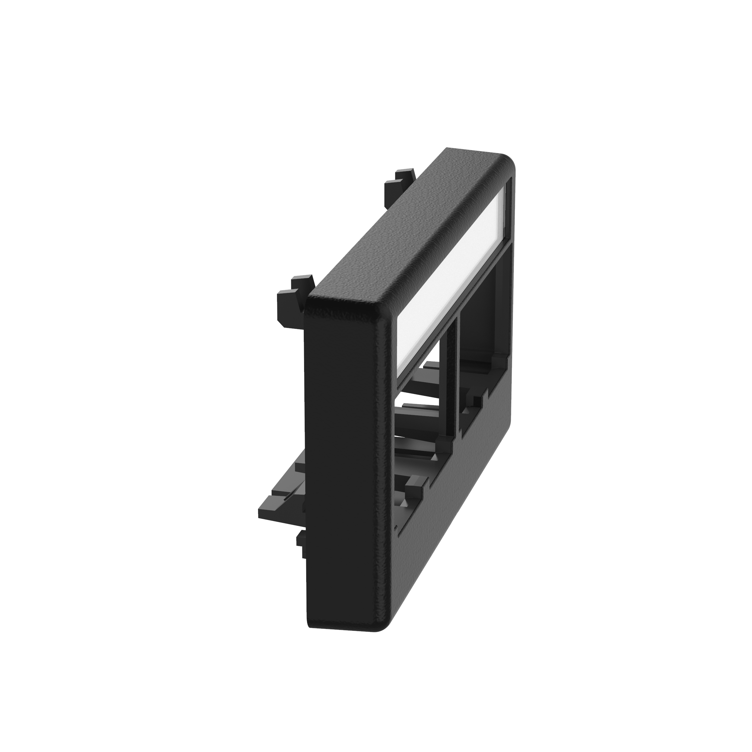Mini-Com® Modüler Mobilya Yüz Paneli, 4 Port, BL