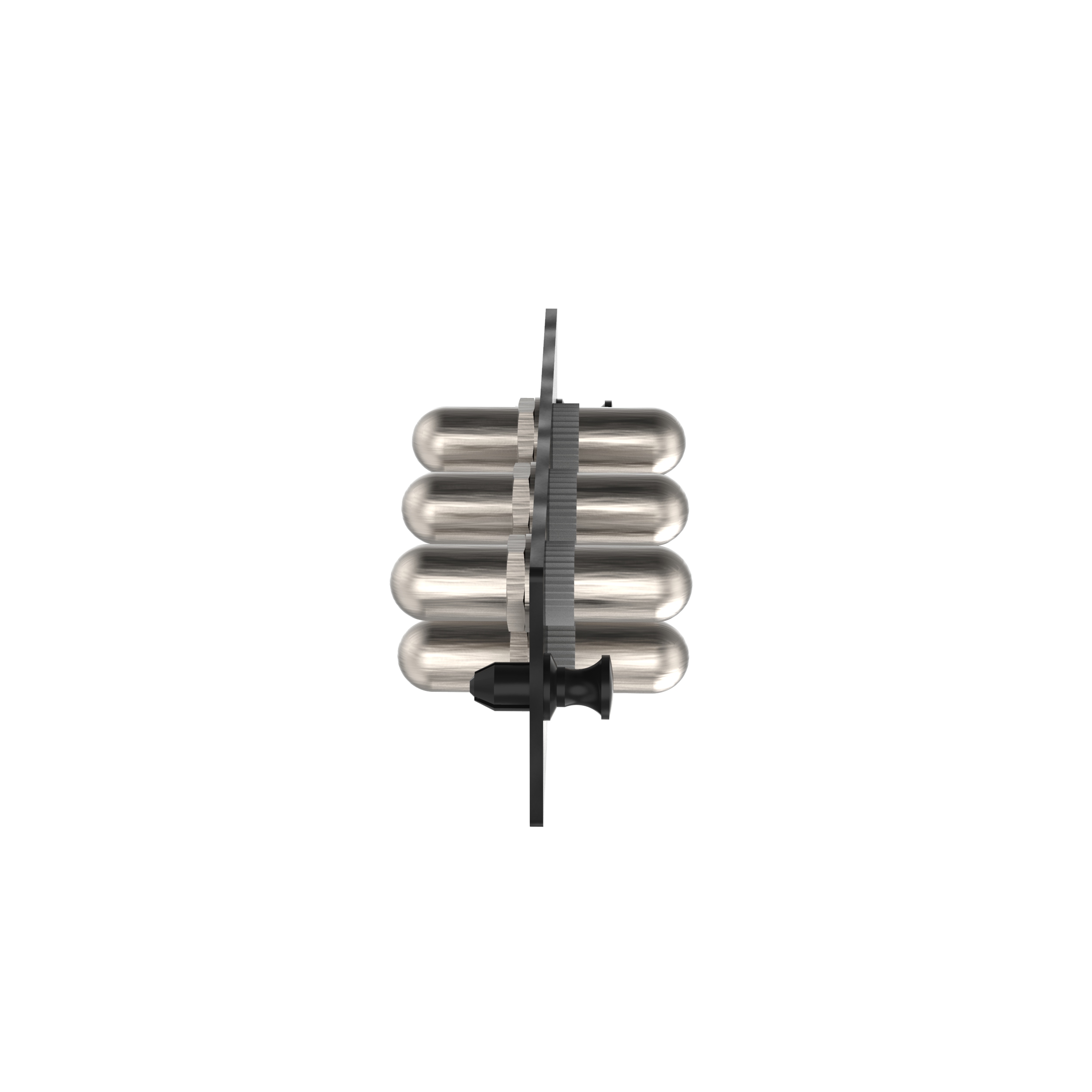 Opticom® Fiber Adaptör Paneli, OS2, 6 ST Simplex, Çelik Gövde