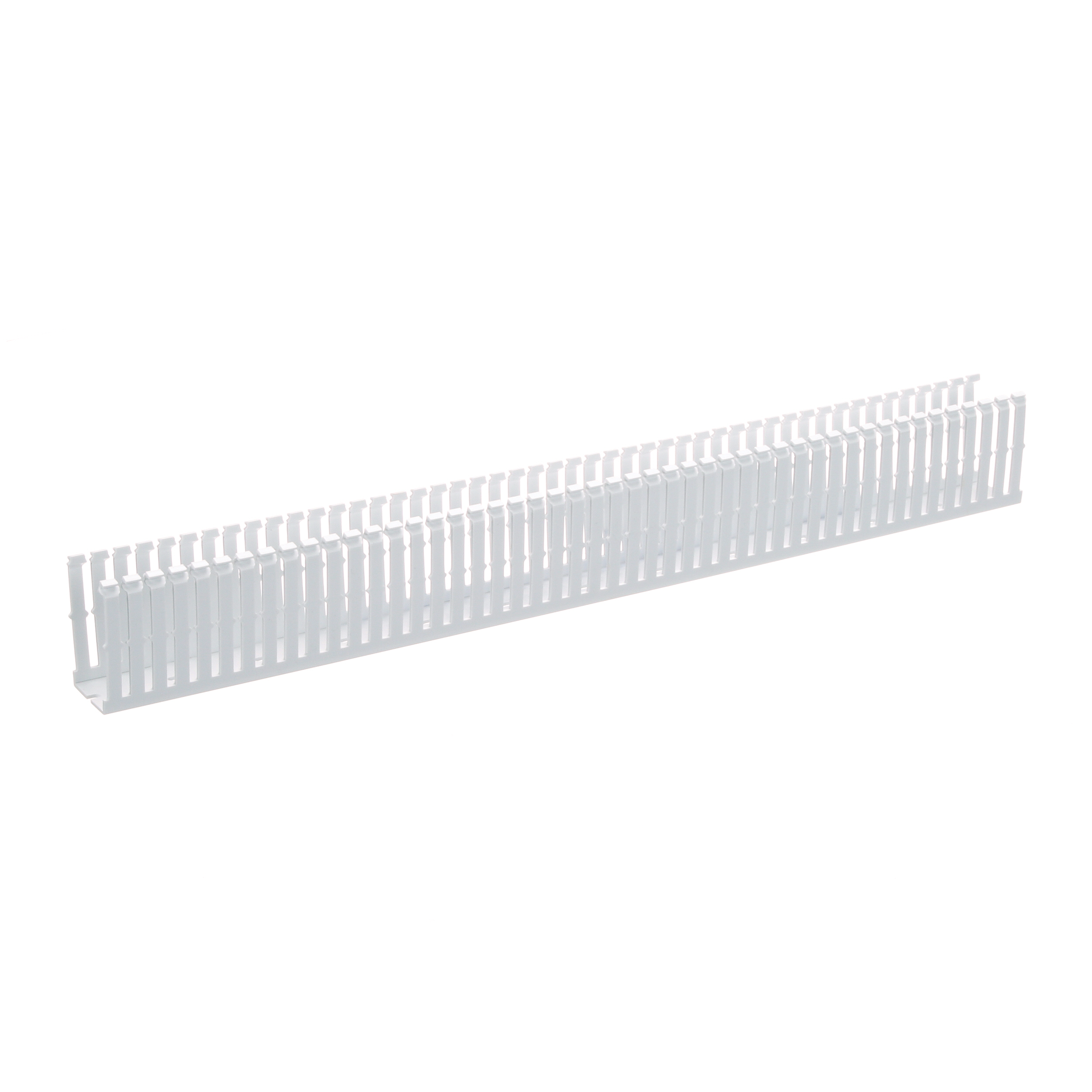 Dar Oluklu Kablo Kanalı, PVC, 1,5 İnç x 3 İnç x 6 Feet, Beyaz