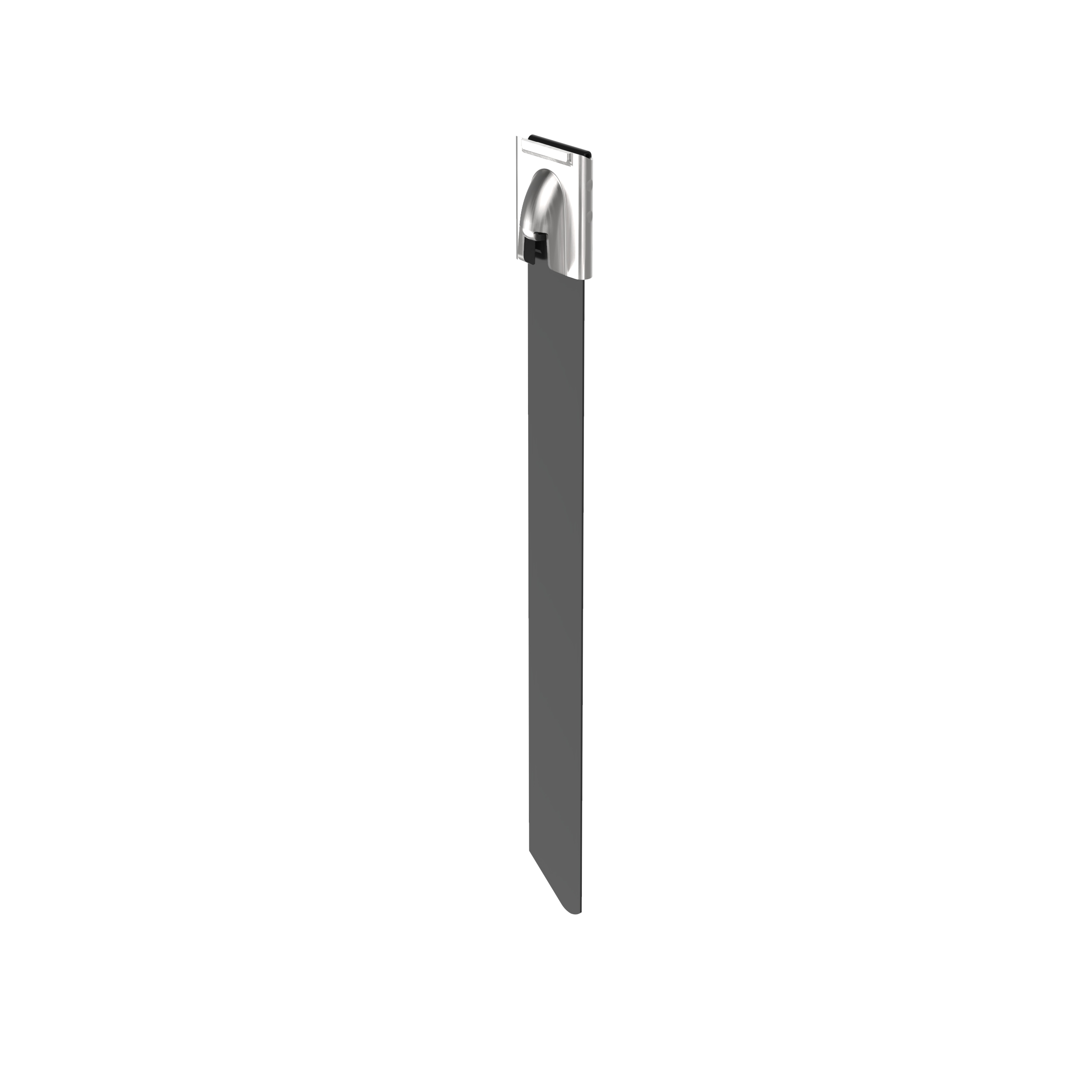 Kablo Bağı, PET Kaplı Paslanmaz Çelik 316, Siyah, 203.2x8.1mm, 50'li Paket