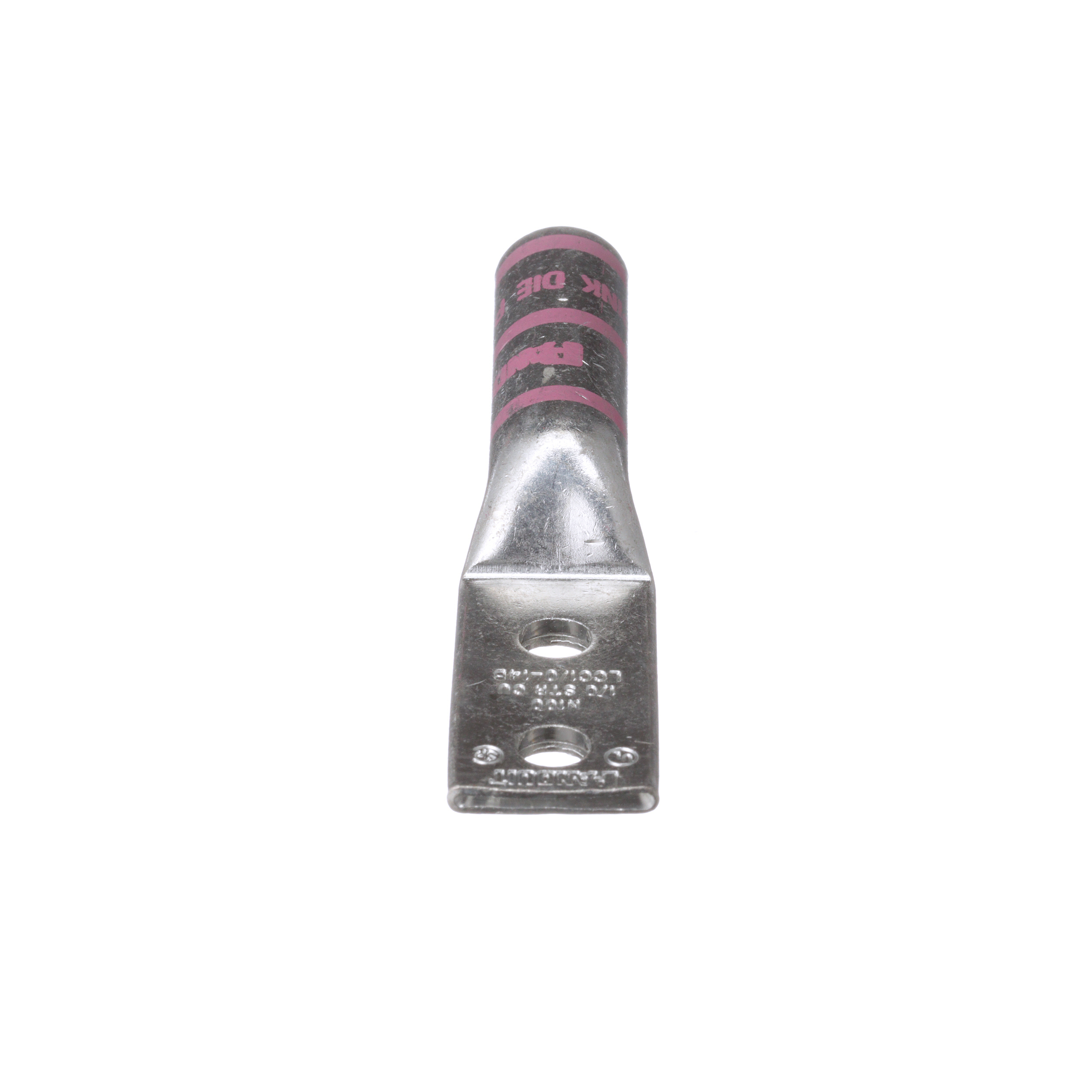 CuLug, 2 Delikli, 1/0 AWG, 1/4 Somun, .75, PKG10
