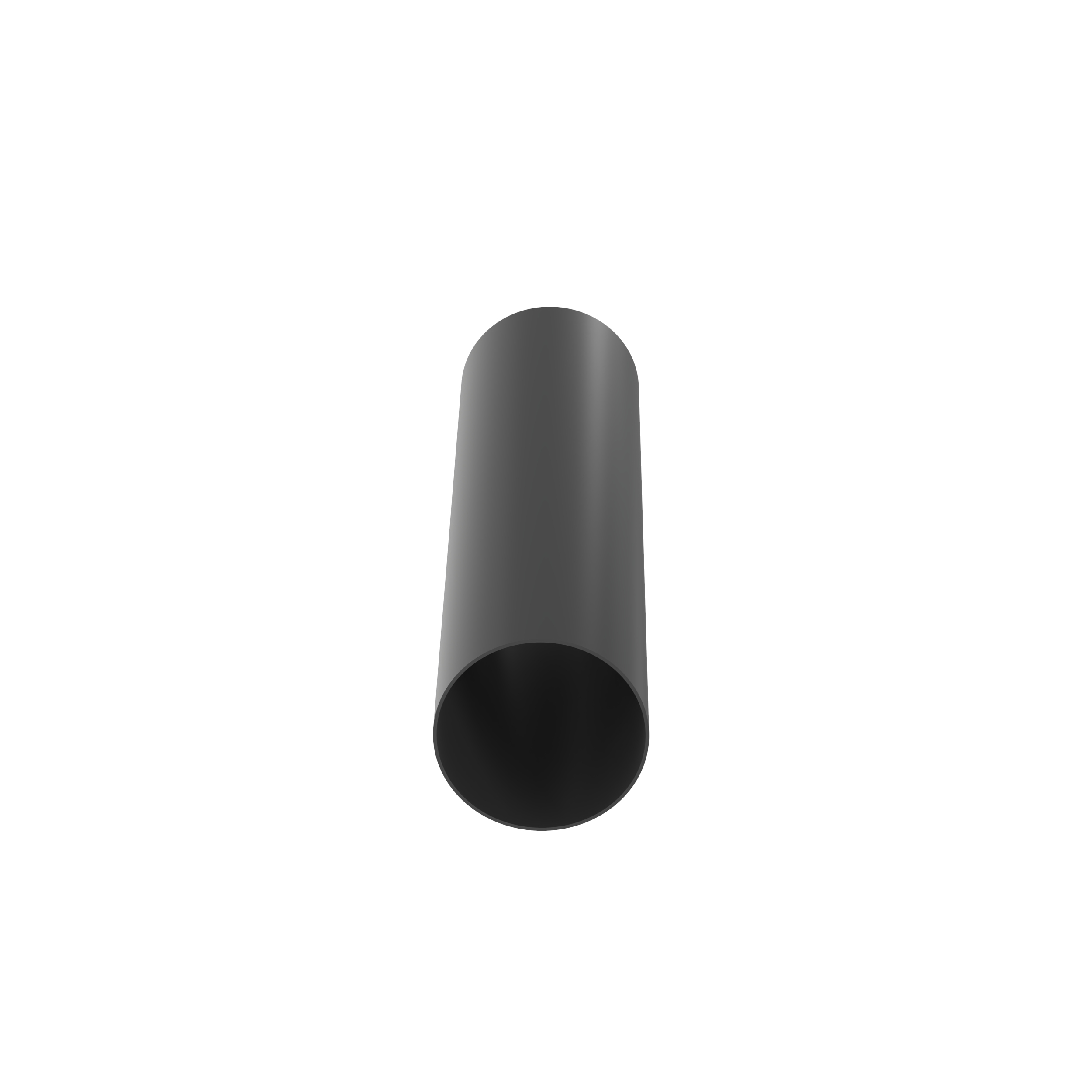 Büzülmeyen Boru, Siyah, PVC, 25.4mm Nominal Çap, Paket 1