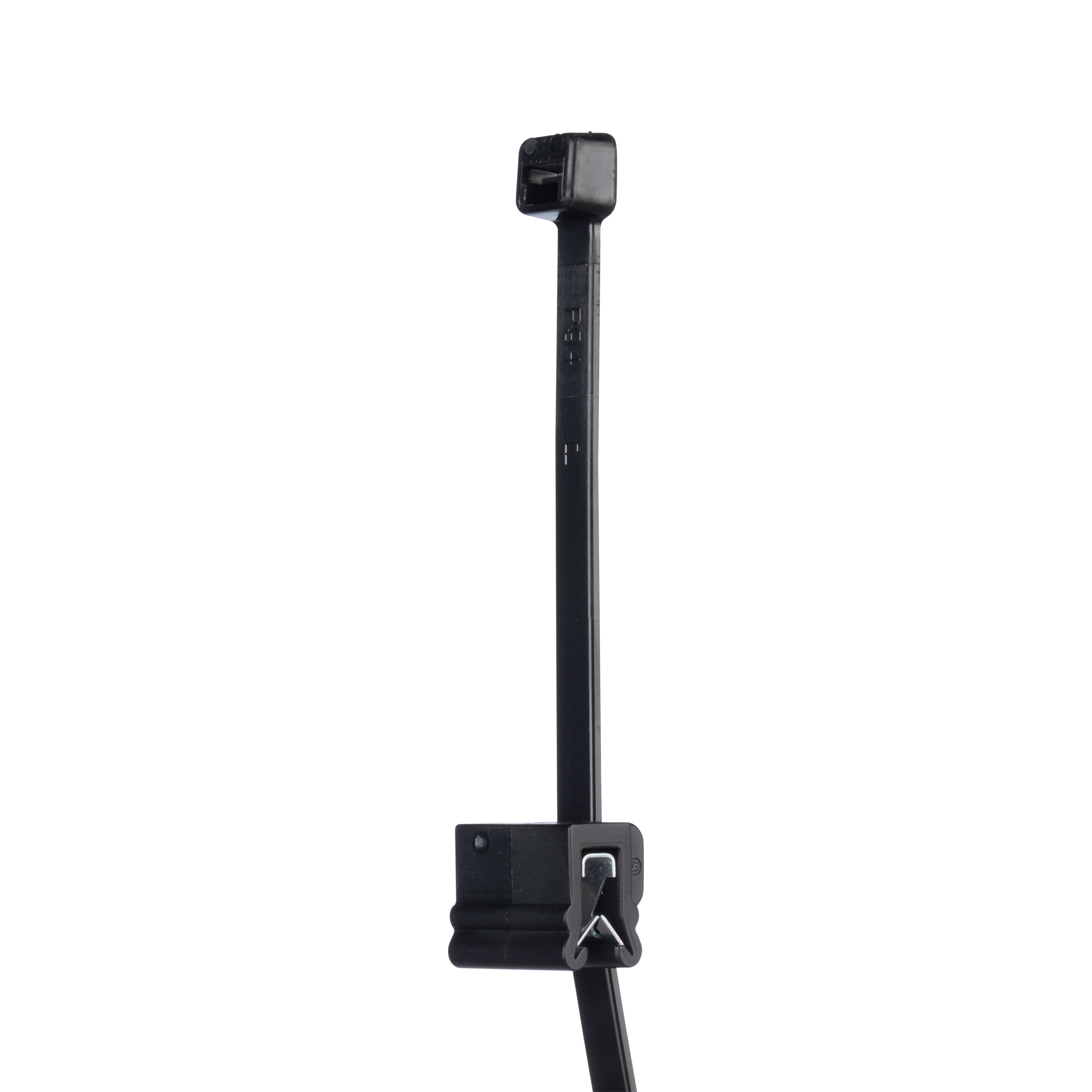 Kenar Klipsi/Kablo Bağı (yan), Siyah, Yüksek Isı/UV PA6.6, 0.7-3mm, 0°, 500'lü Paket