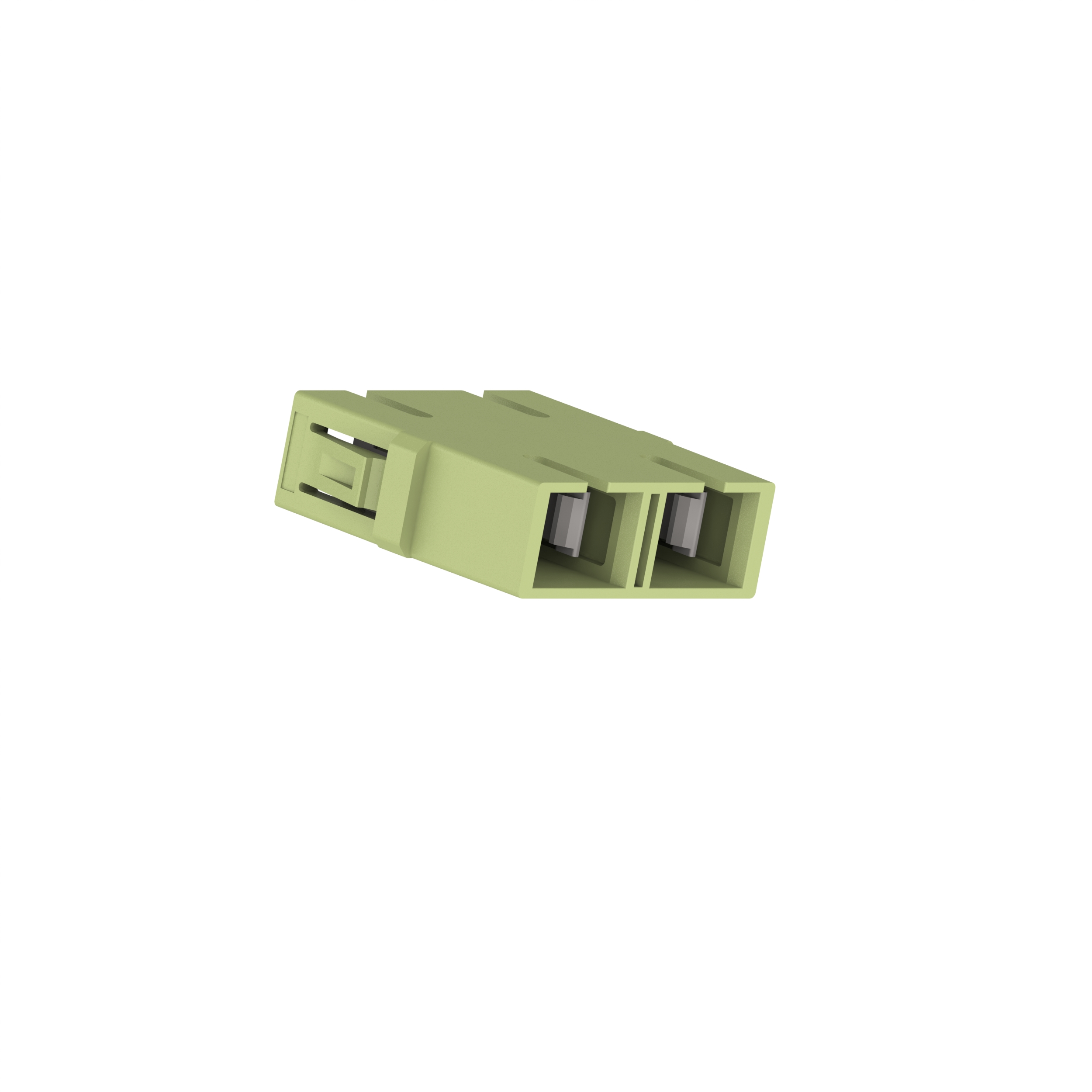 Lime SC, Multimode Duplex Fiber Adapter