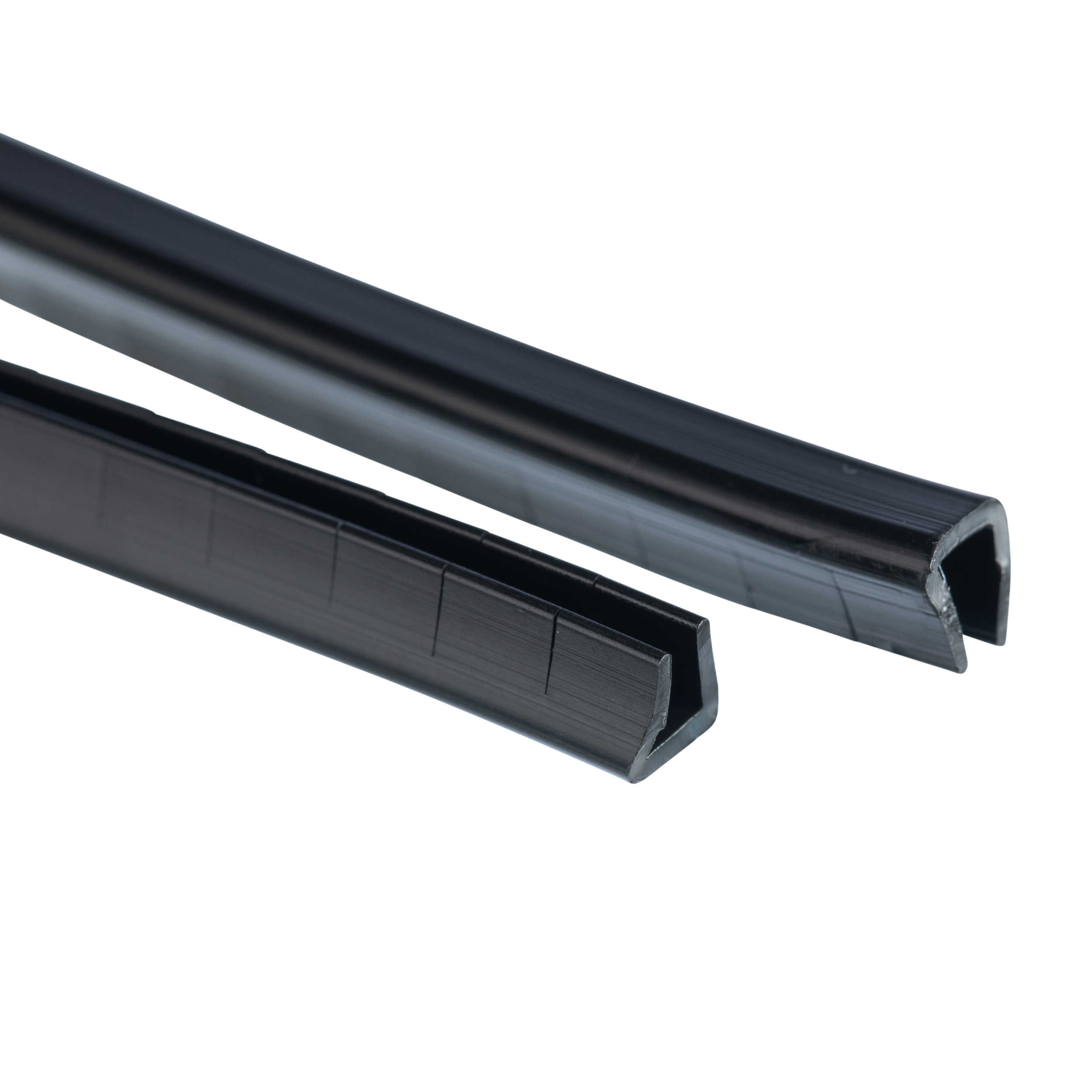 Kablo Demeti Kenarı, Yuva, (1,57 mm - 2,51 mm), 30,48 m, Polietilen, Siyah, Paket 1