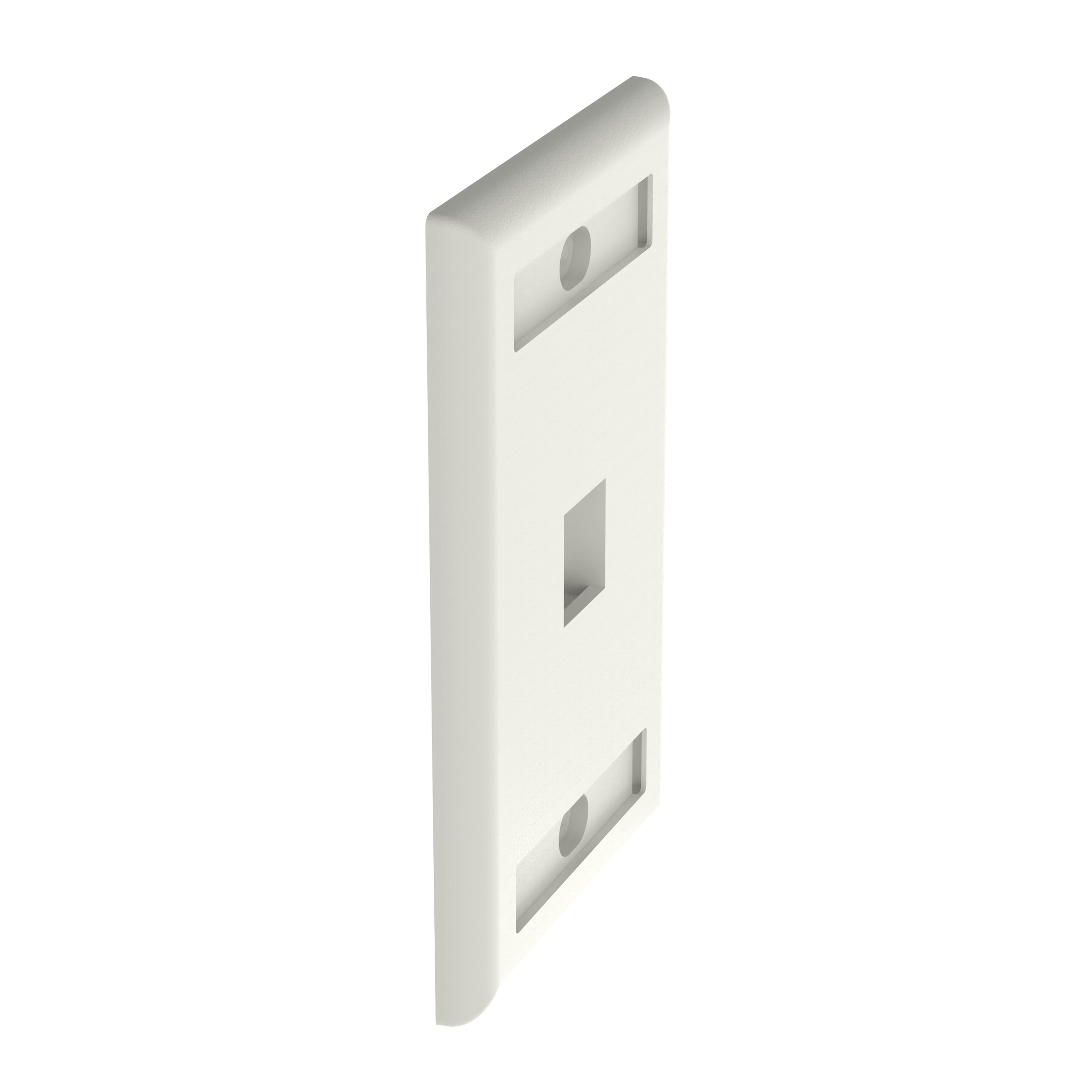 NetKey® Yüz Levhası, Etiket Yuvası, 1 Port, Beyaz
