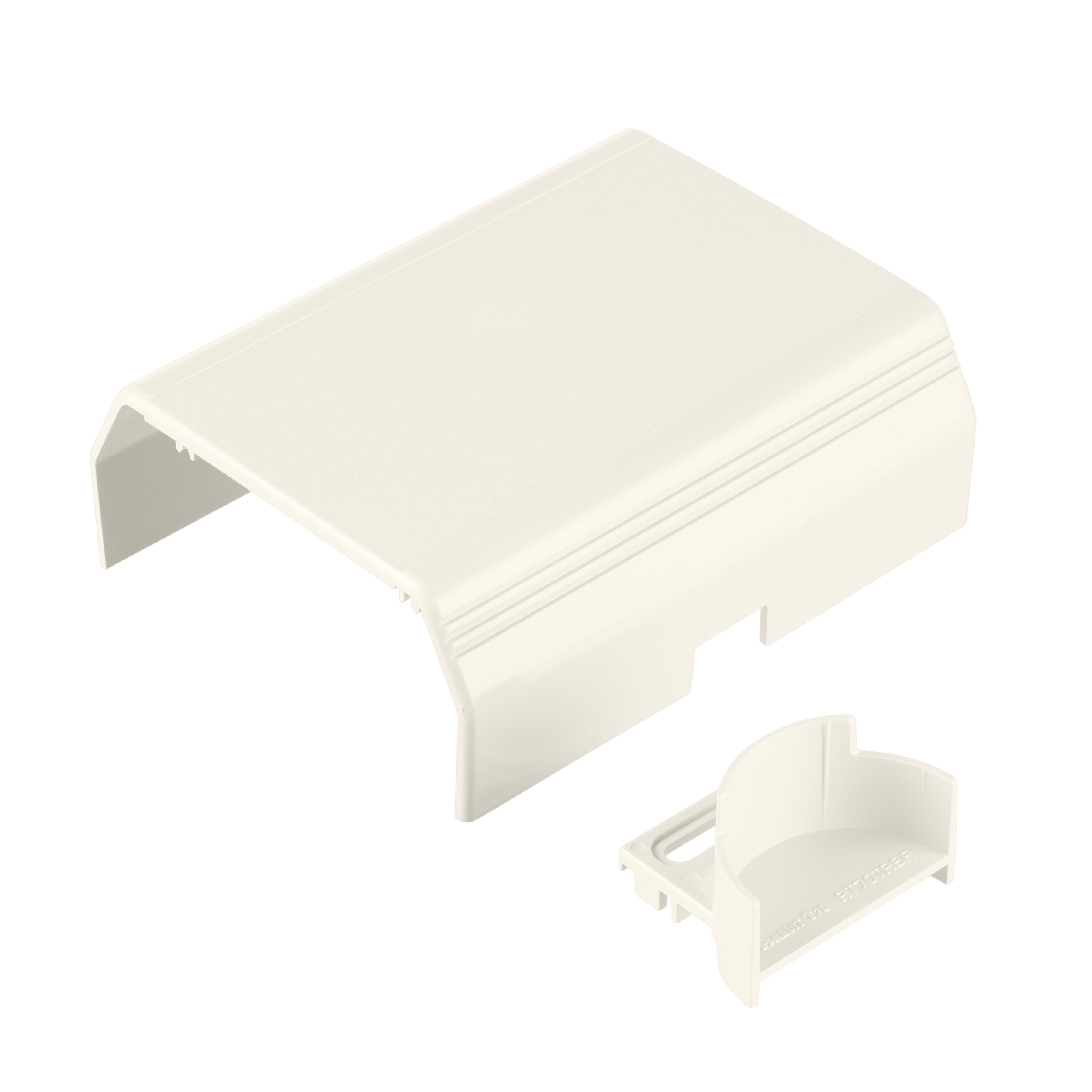 Surface Raceway, T-70 Transition Cover, to LD or T-45, White