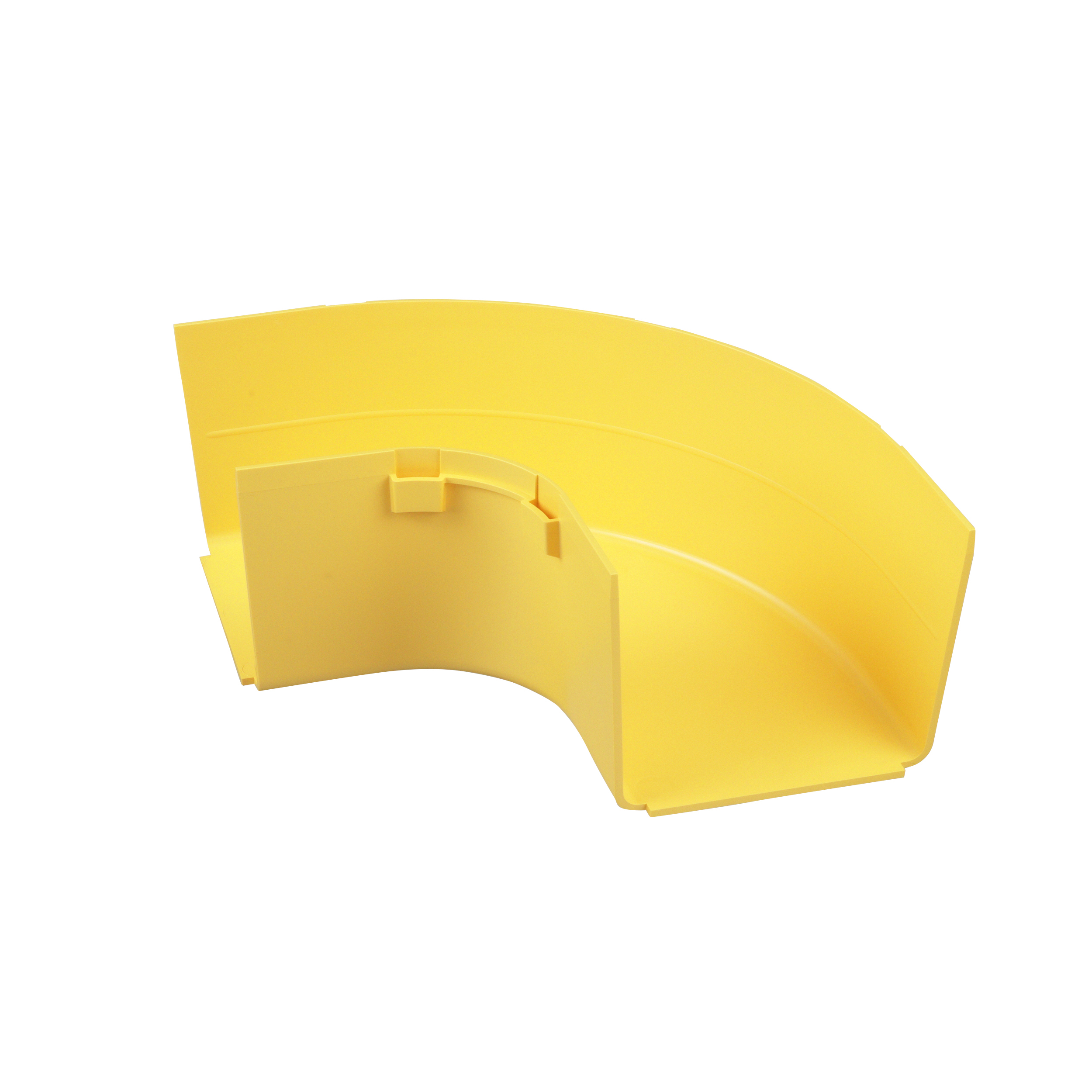 FiberRunner® Horizontal Right-Angle, 90°, 4x4, Yellow
