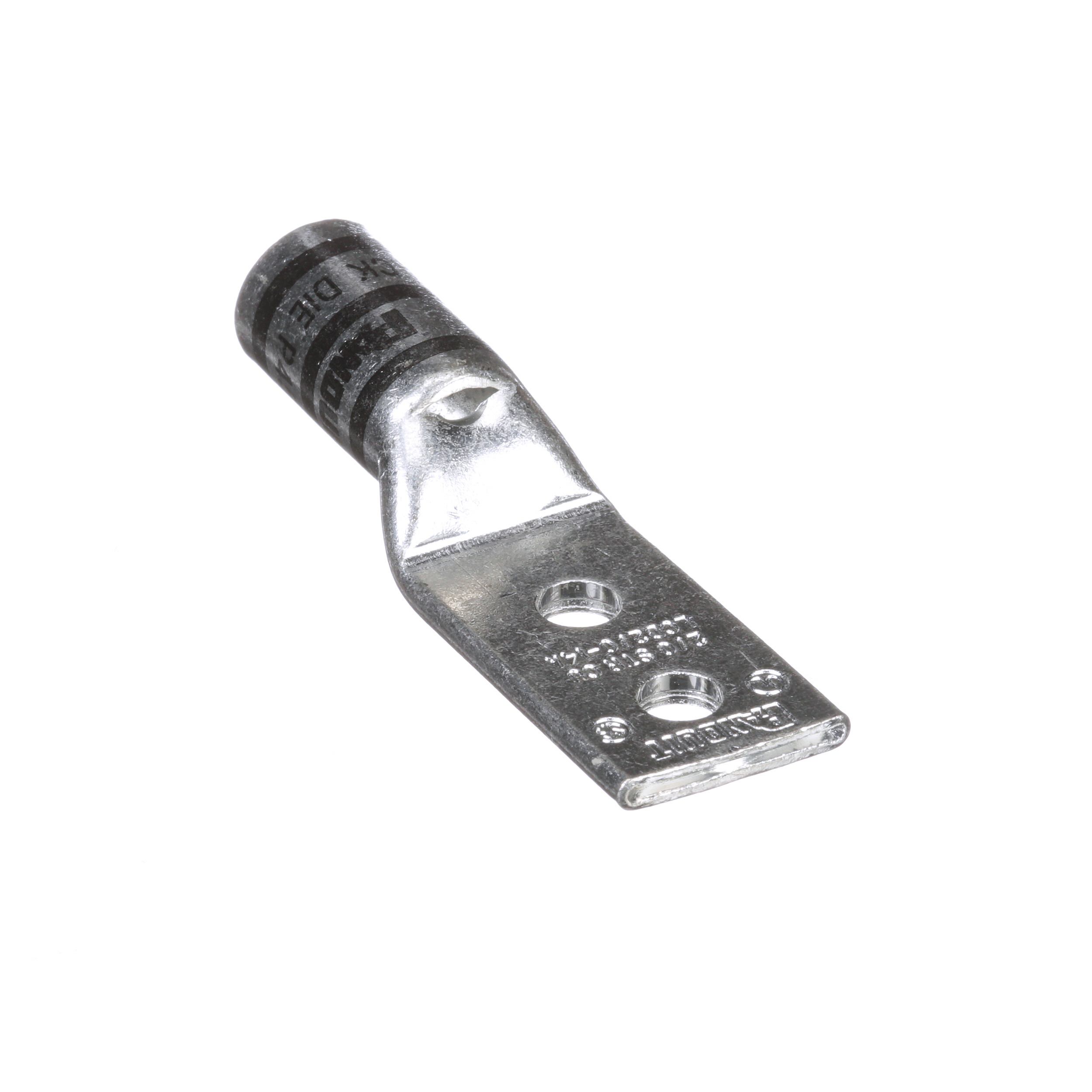 Bağlantı Muhafazası, 2/0, Kalay Kaplı Bakır, Düz, İki 6.4mm Somun, 10'lu Paket