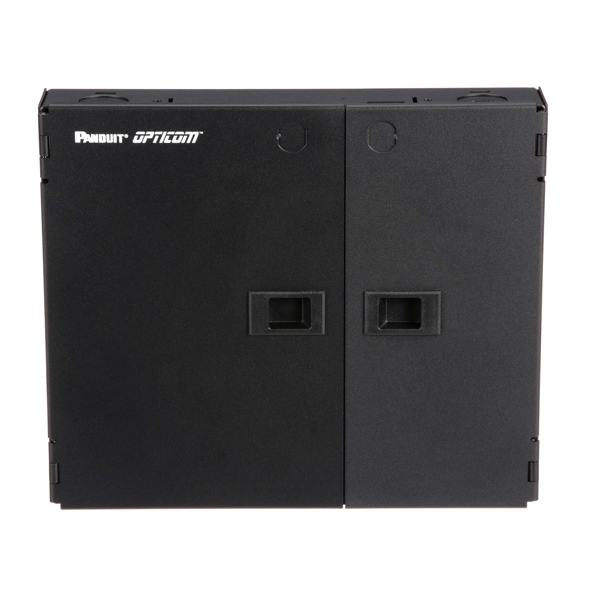 Opticom® Duvar Montajlı Fiber Kasa, Siyah, 2 FAP/Kaset Yuvası