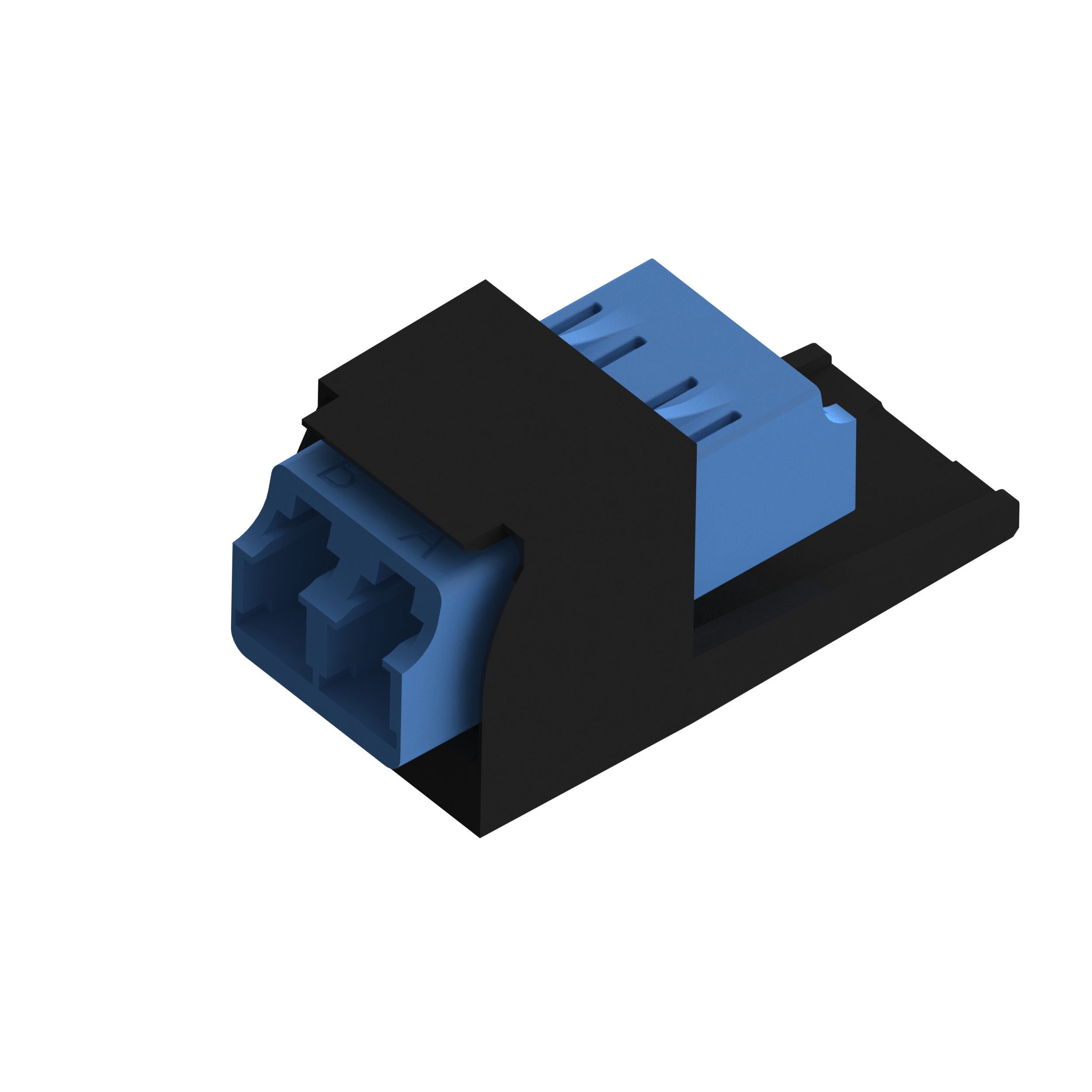 Mini-Com® Blue LC, Tek Modlu Çift Yönlü, Siyah Modül